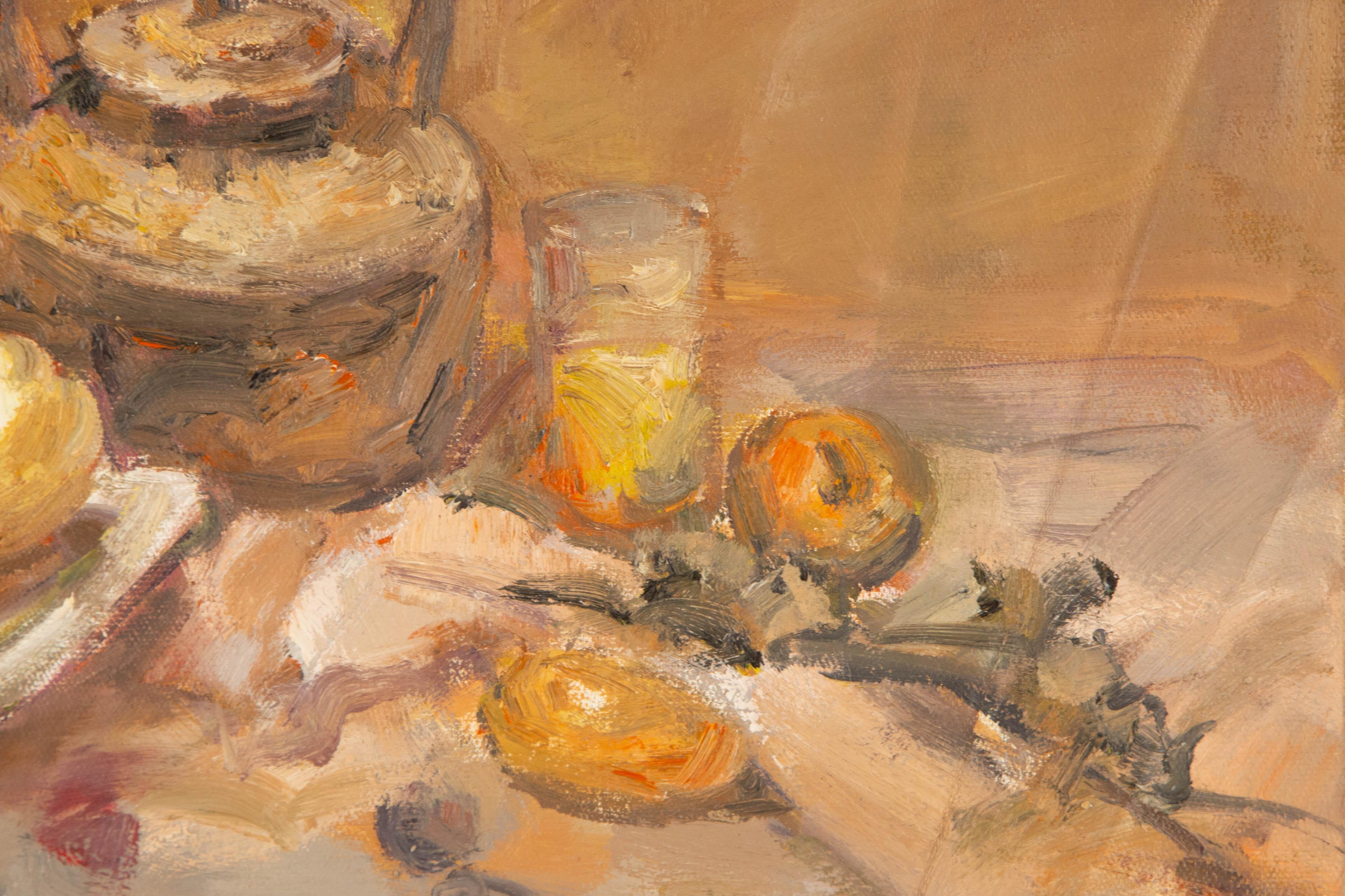 Jinghua Shuai Stillleben Original Öl auf Leinwand 