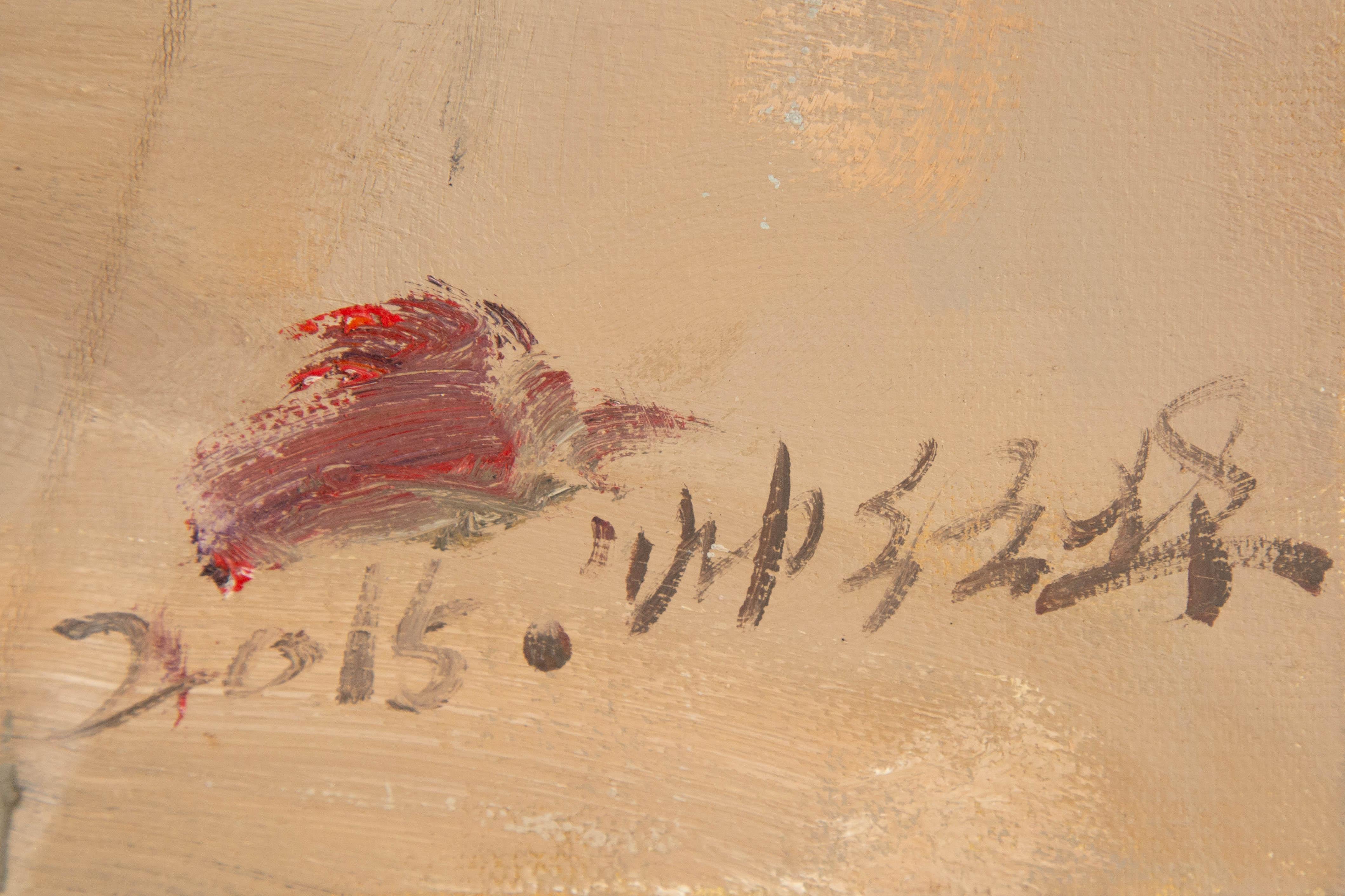 Jinghua Shuai Stillleben Original Öl auf Leinwand 