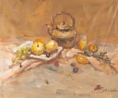 Jinghua Shuai Still Life Original Oil On Canvas "Kettle"