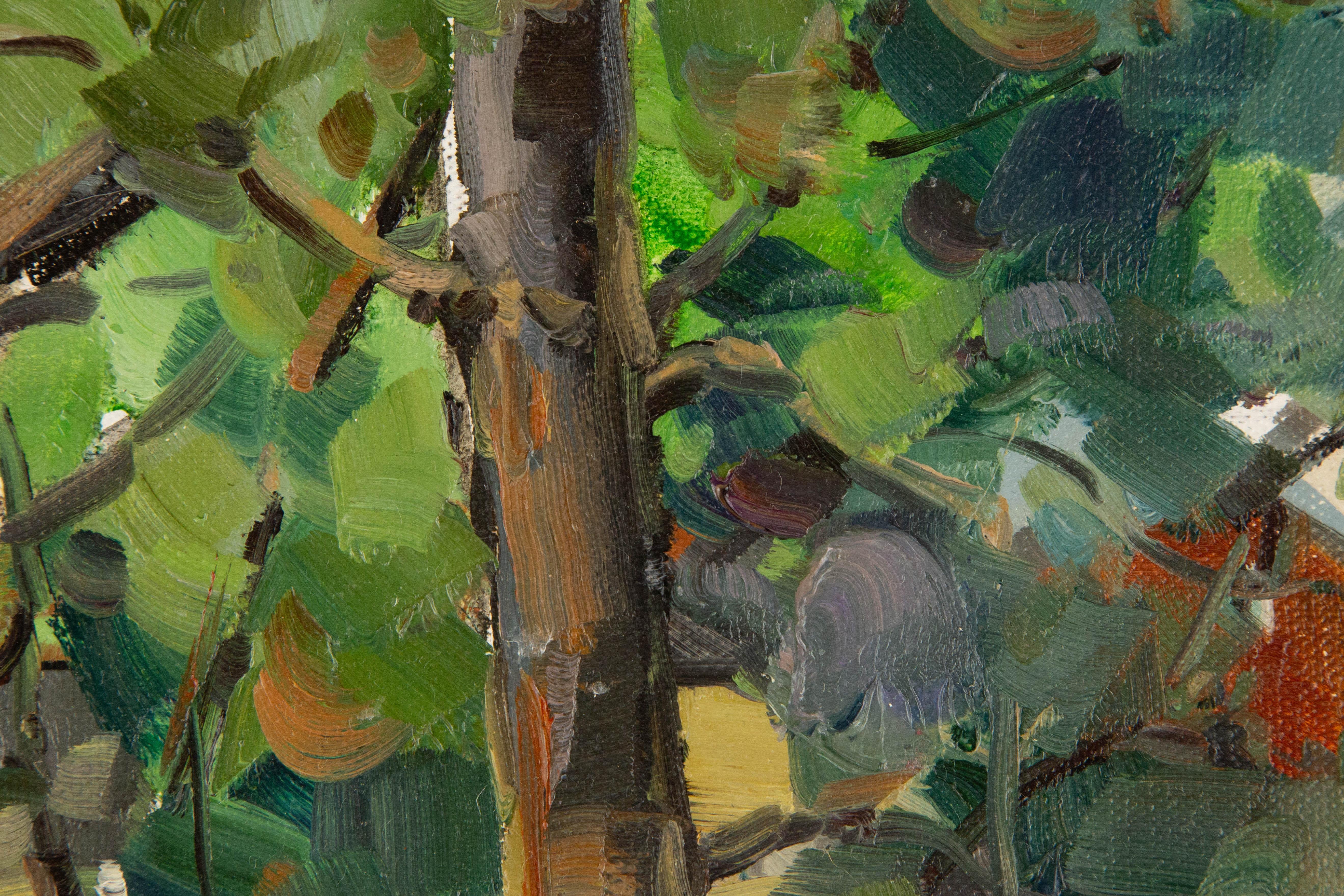 Jingjing Wang Paisaje Acrílico Original Sobre Lienzo 