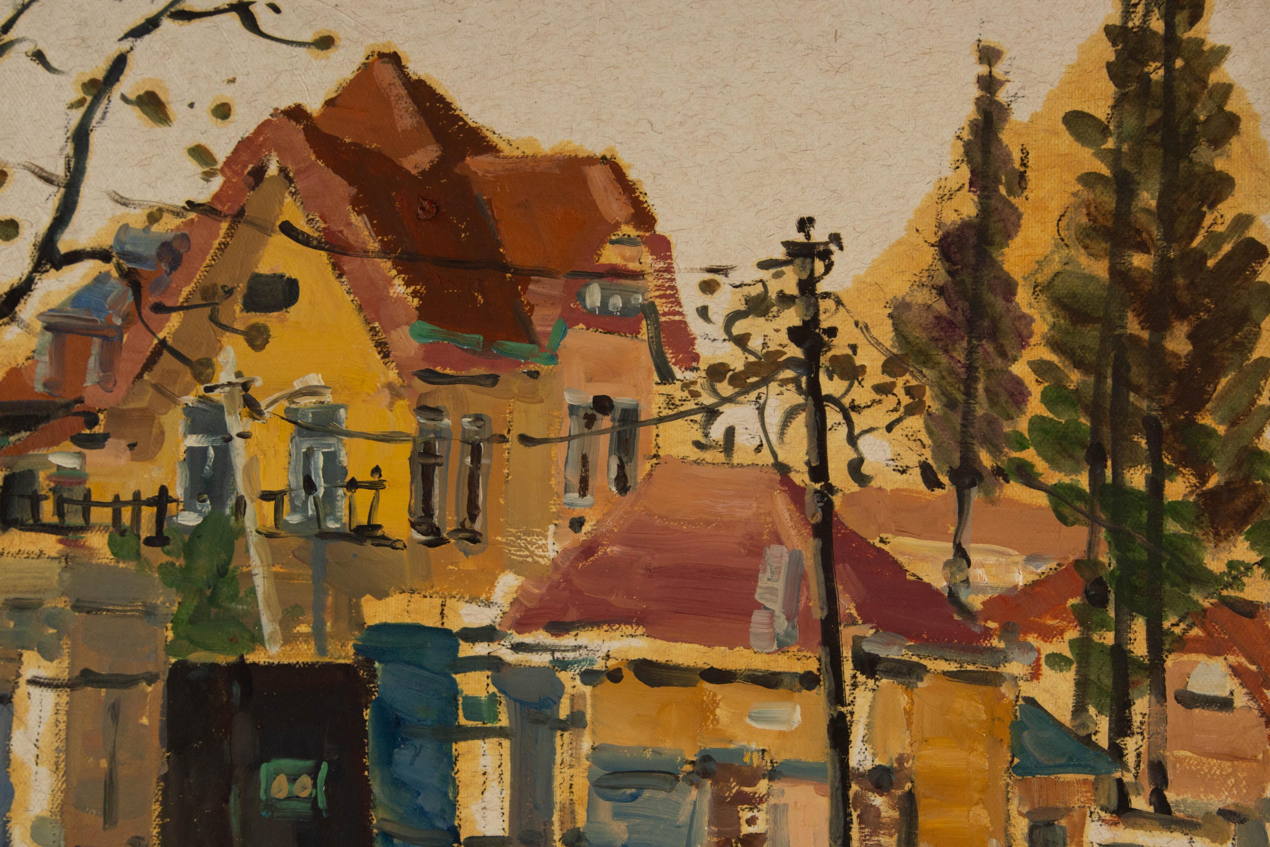 Jingjing Wang Landschaft, Original, Ölgemälde auf Leinwand, „Journey Scenery“, Jingjing Wang im Angebot 3