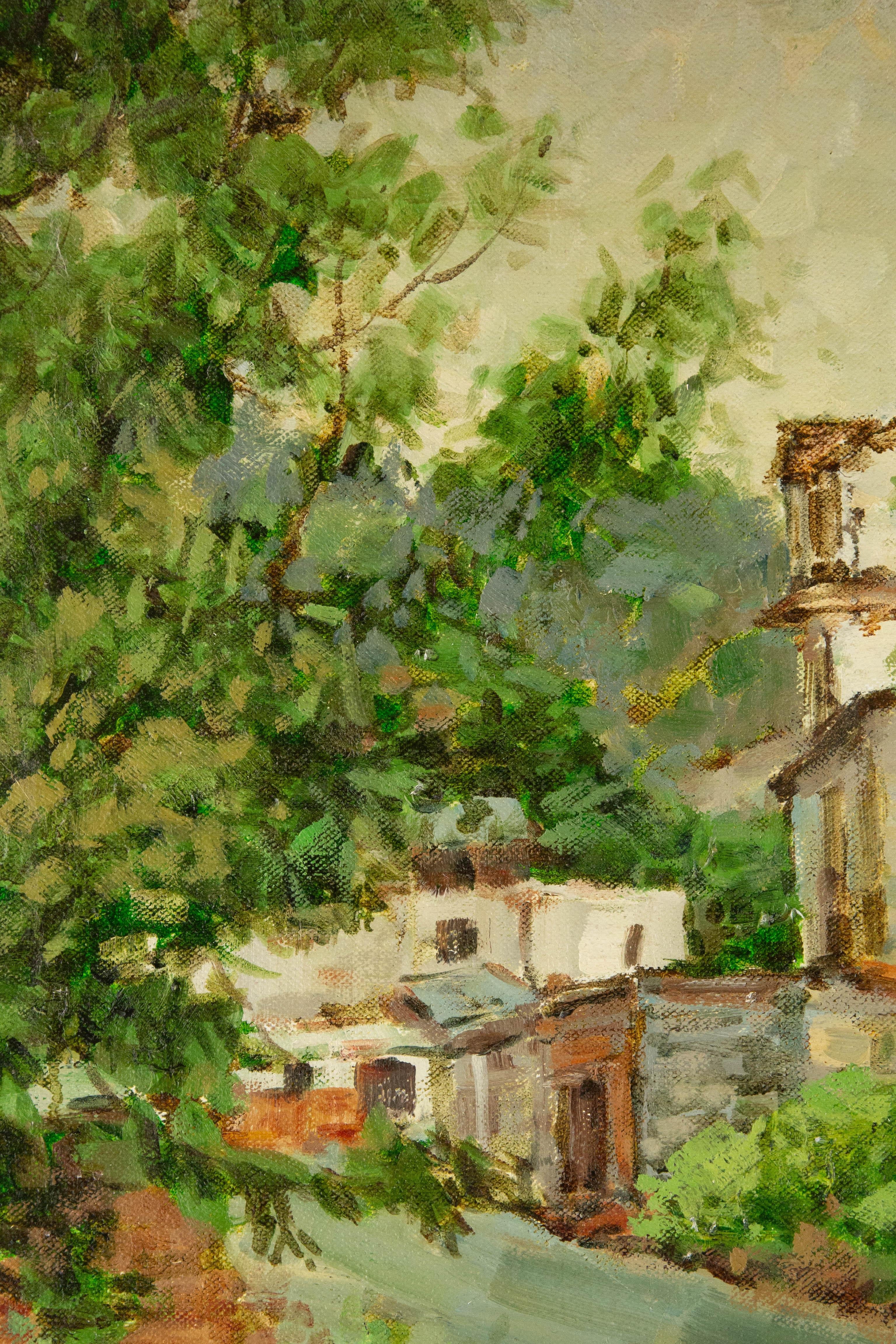 Jingjing Wang Landschaft, Original, Öl auf Leinwand, „Sommertraum III“, Jingjing Wang im Angebot 1