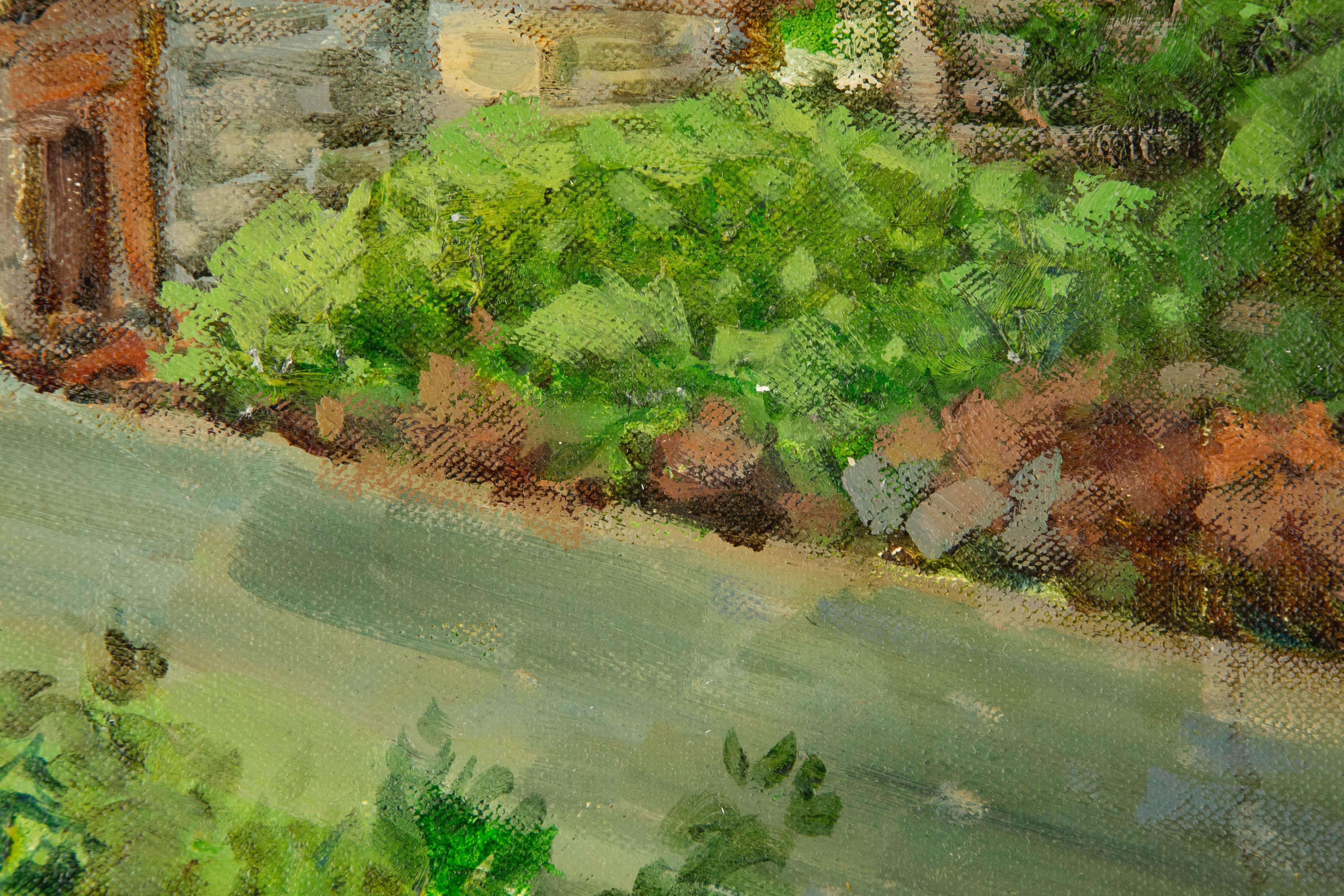 Jingjing Wang Landschaft, Original, Öl auf Leinwand, „Sommertraum III“, Jingjing Wang im Angebot 5