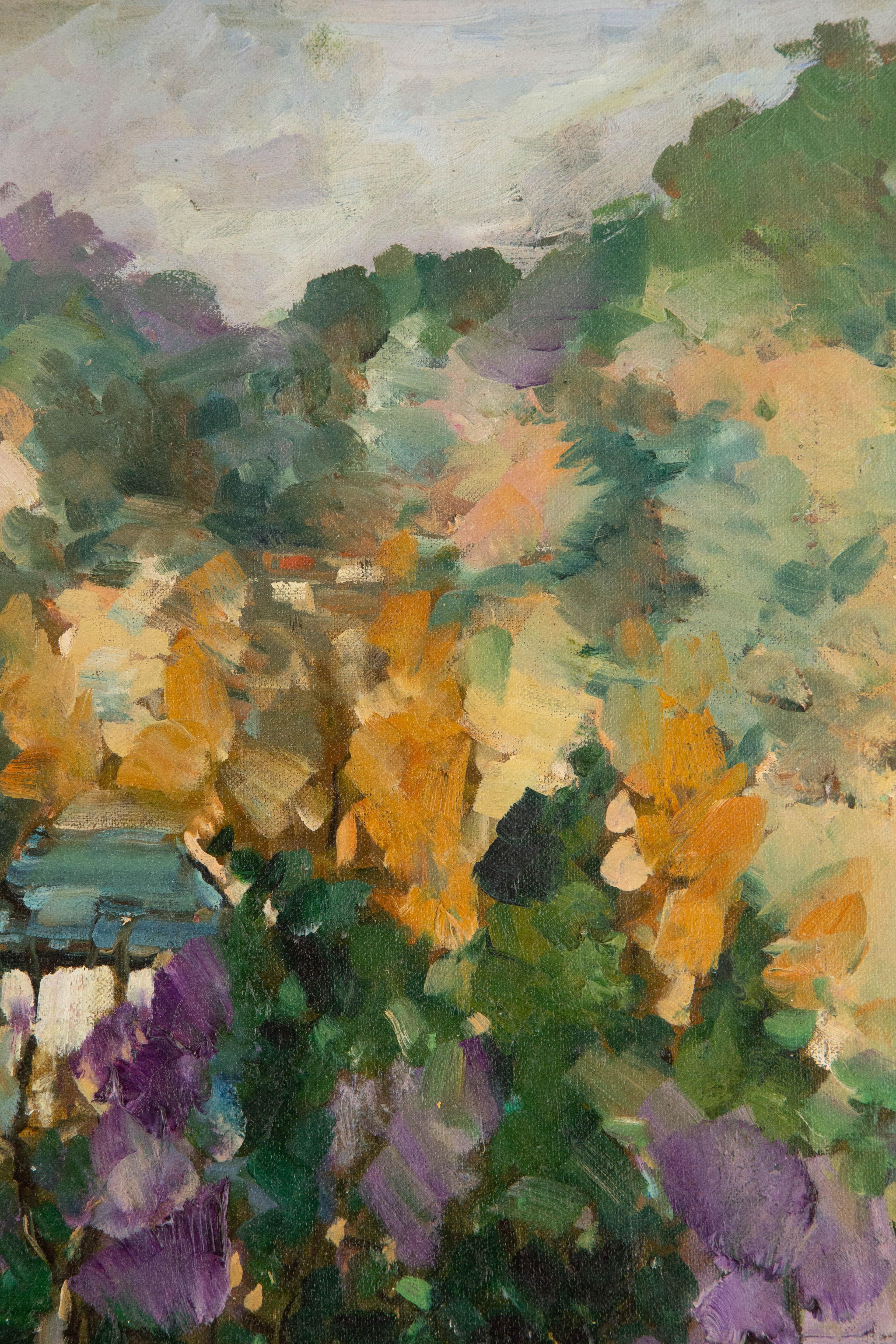 Jingjing Wang Paisaje Pintura al óleo original 