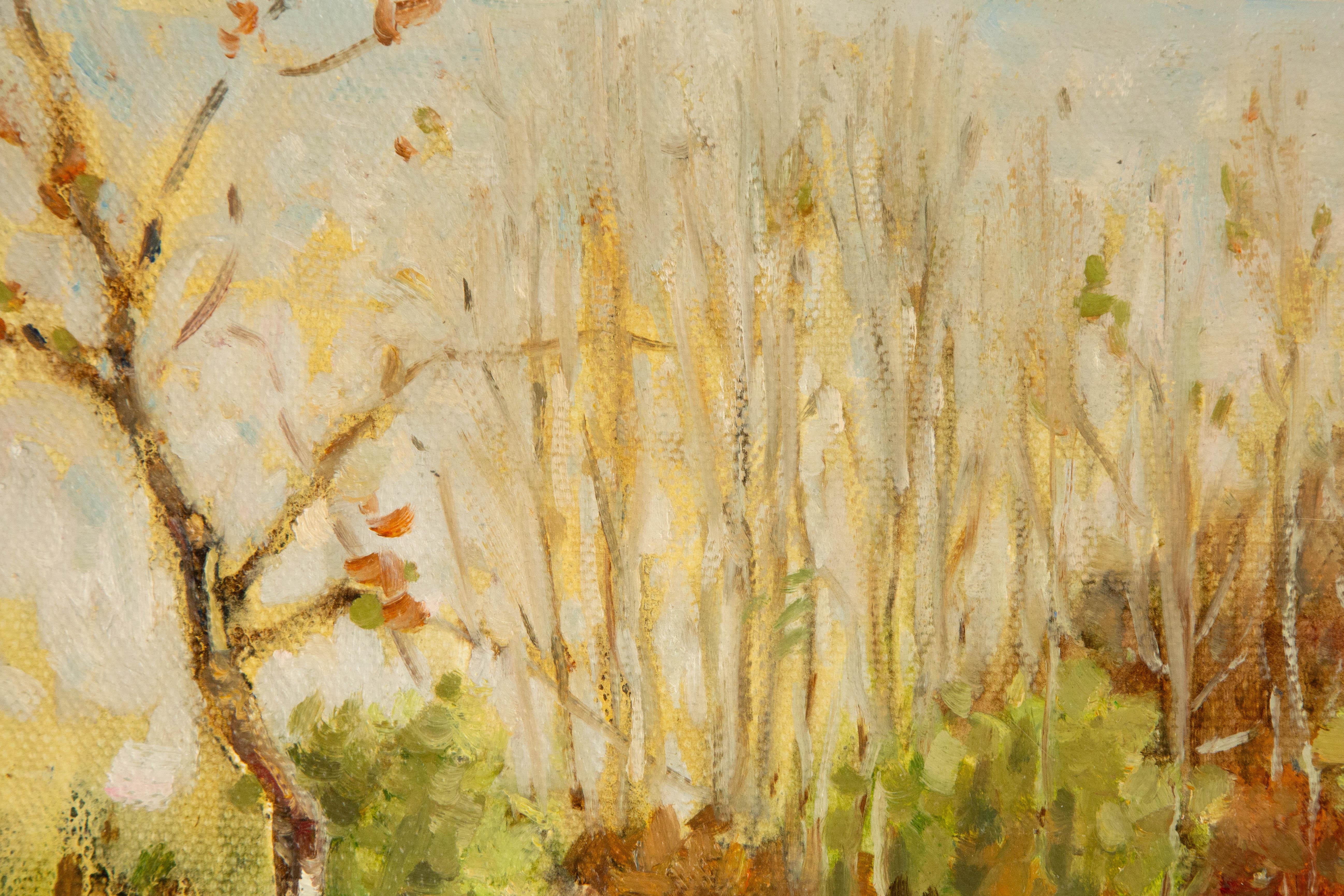 Jingjing Wang Paisaje Pintura al óleo original 