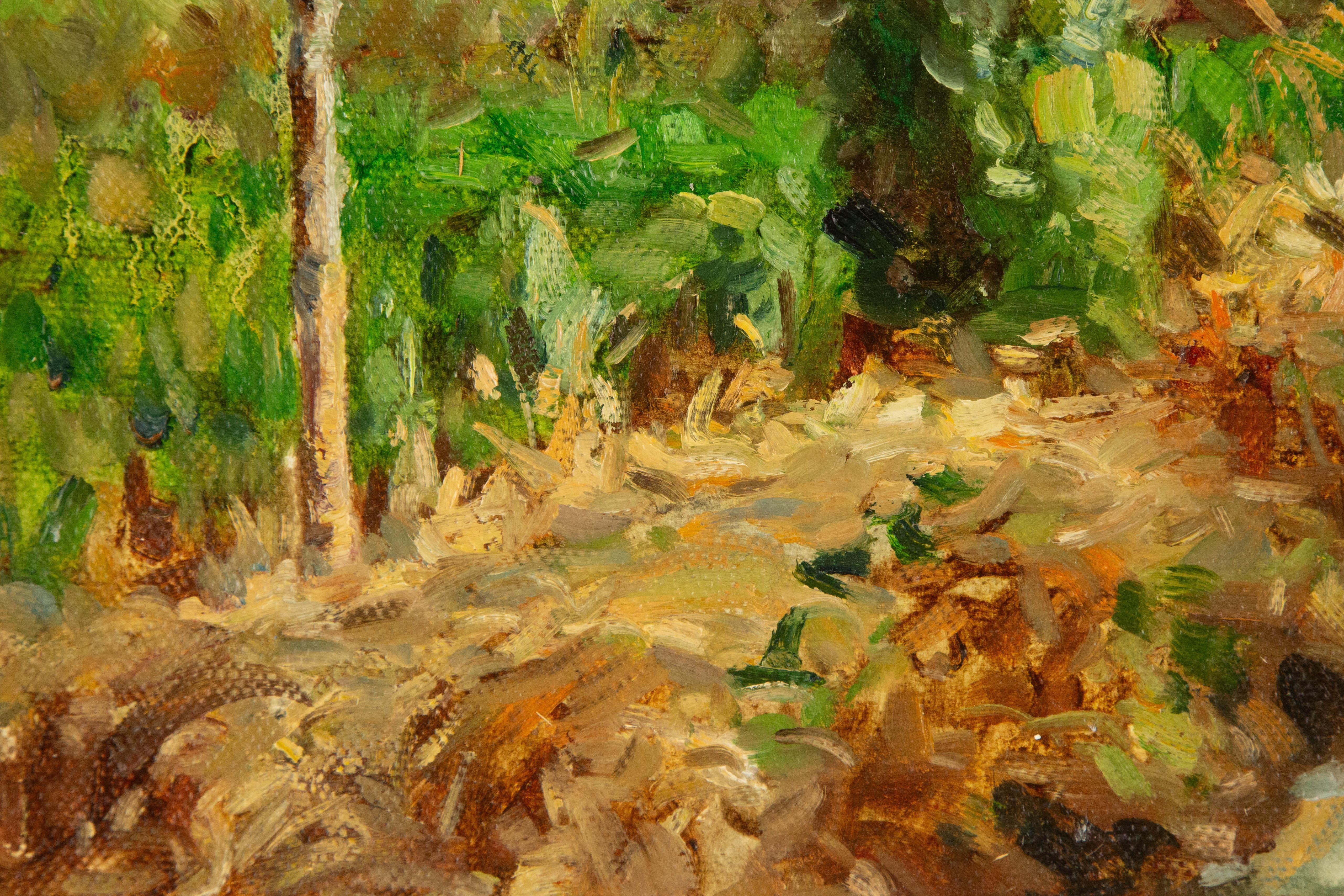 Jingjing Wang Paisaje Pintura al óleo original 