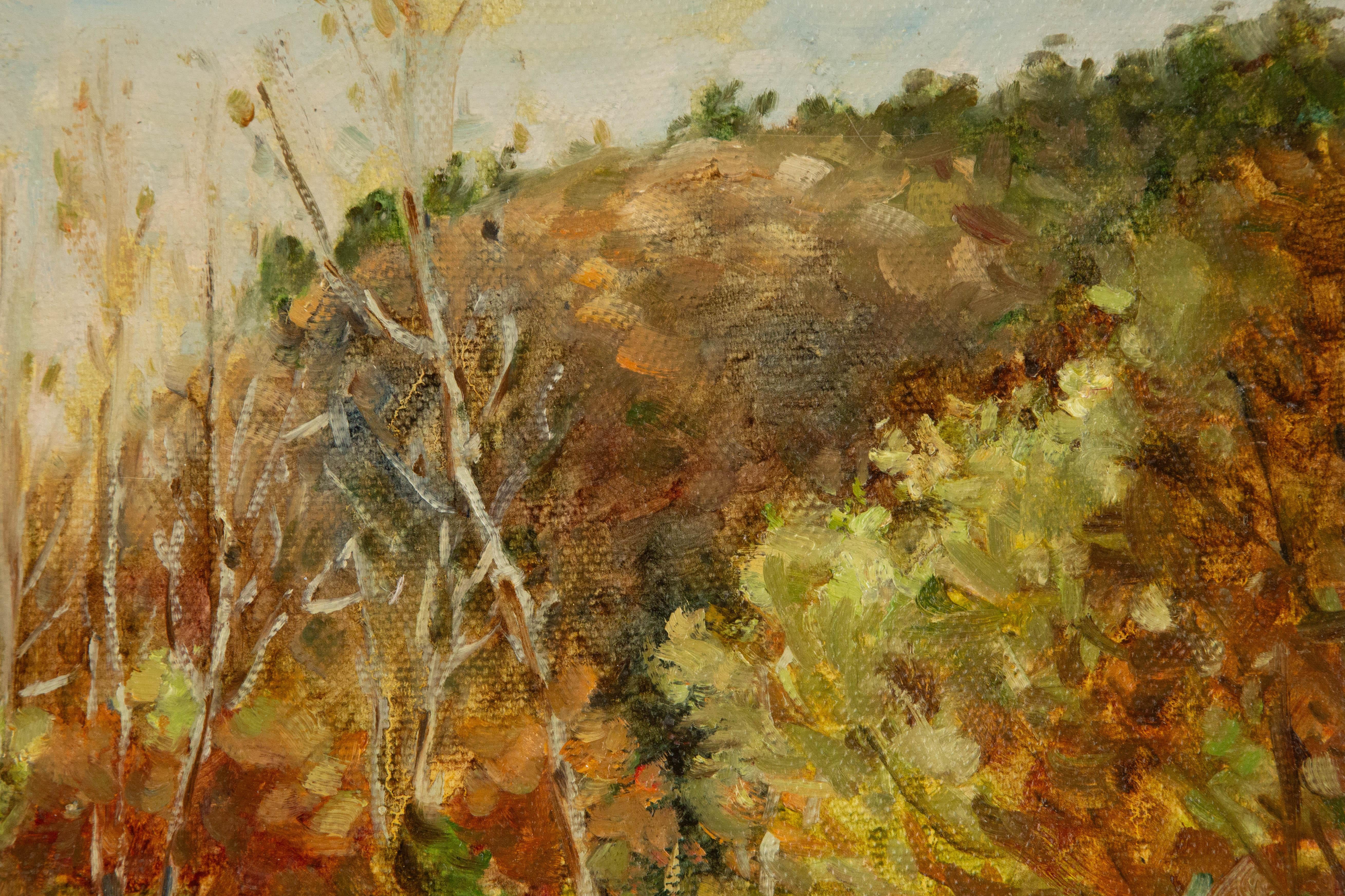 Jingjing Wang Paisaje Pintura al óleo original 