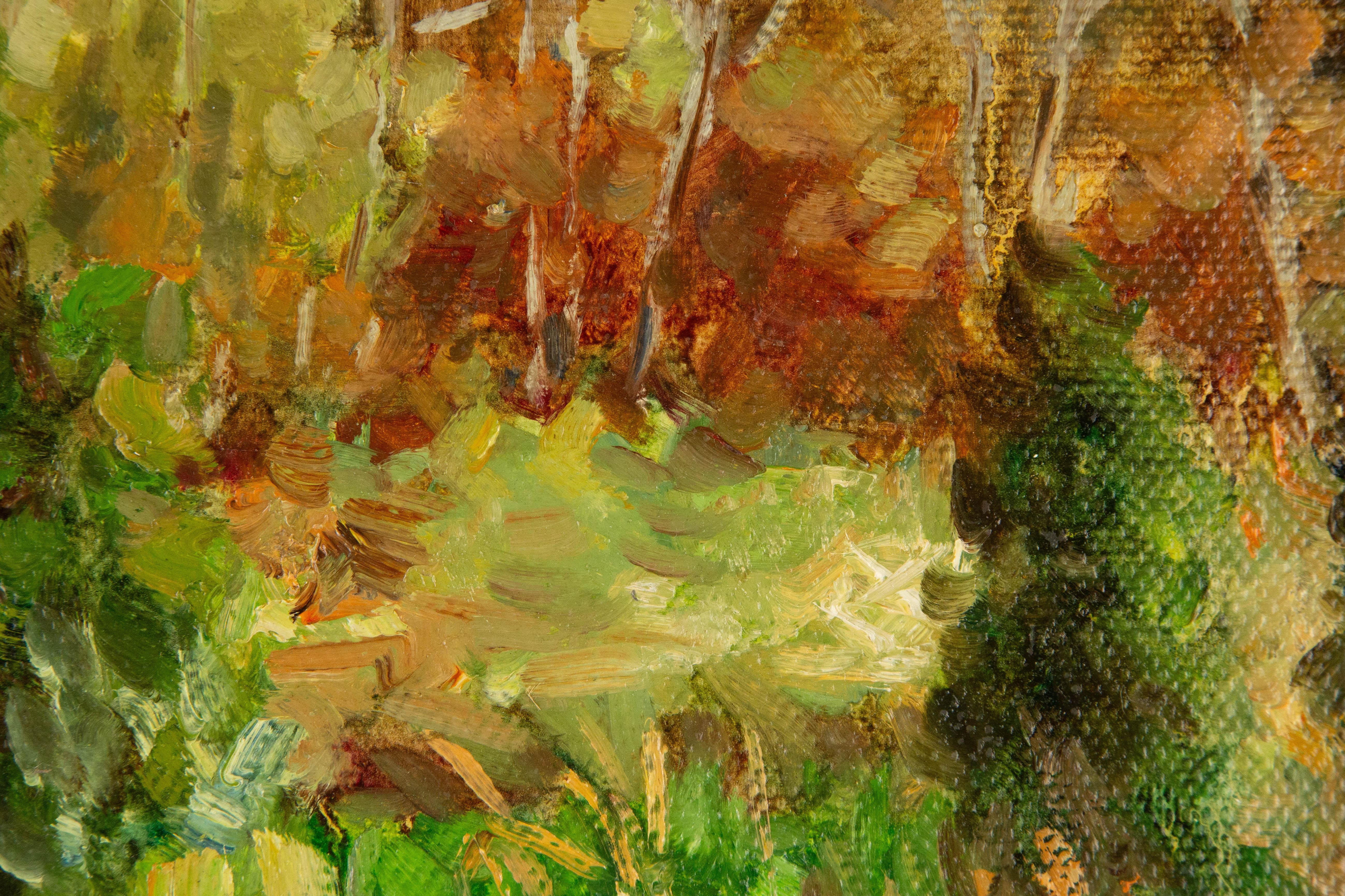 Jingjing Wang Paisaje Pintura al óleo original 