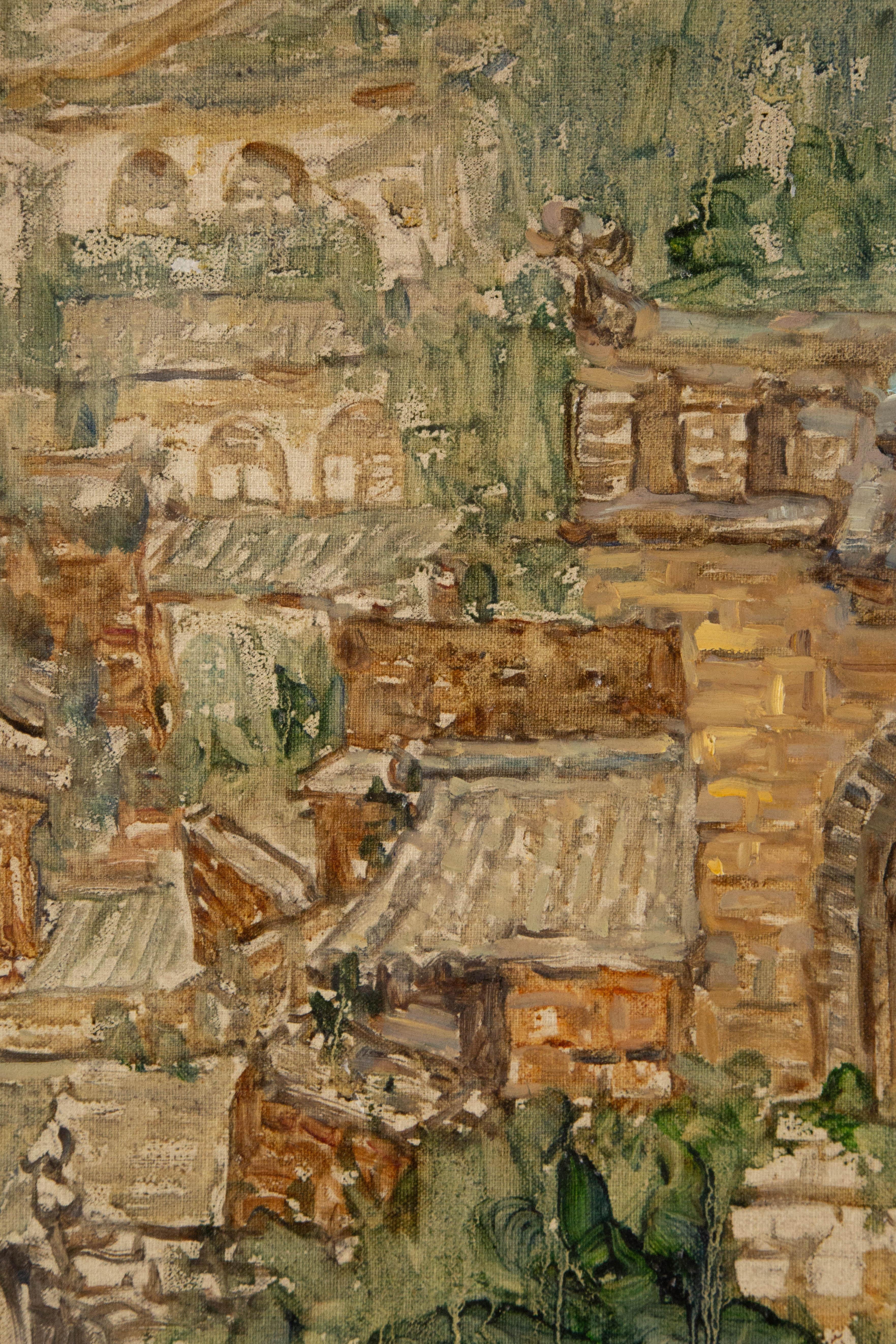 Jingjing Wang Landschaft Original Ölgemälde 