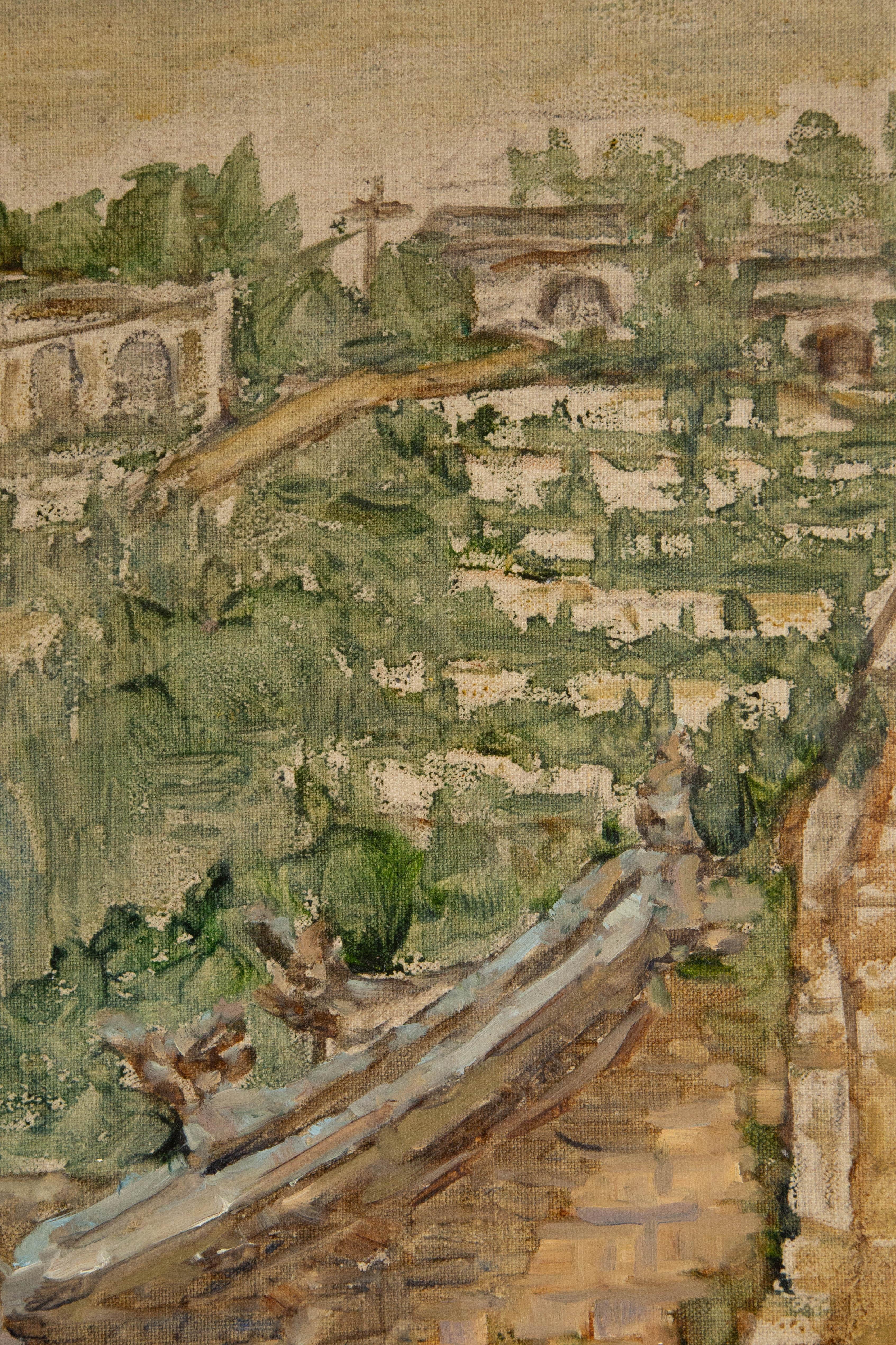 Jingjing Wang Landschaft Original Ölgemälde 
