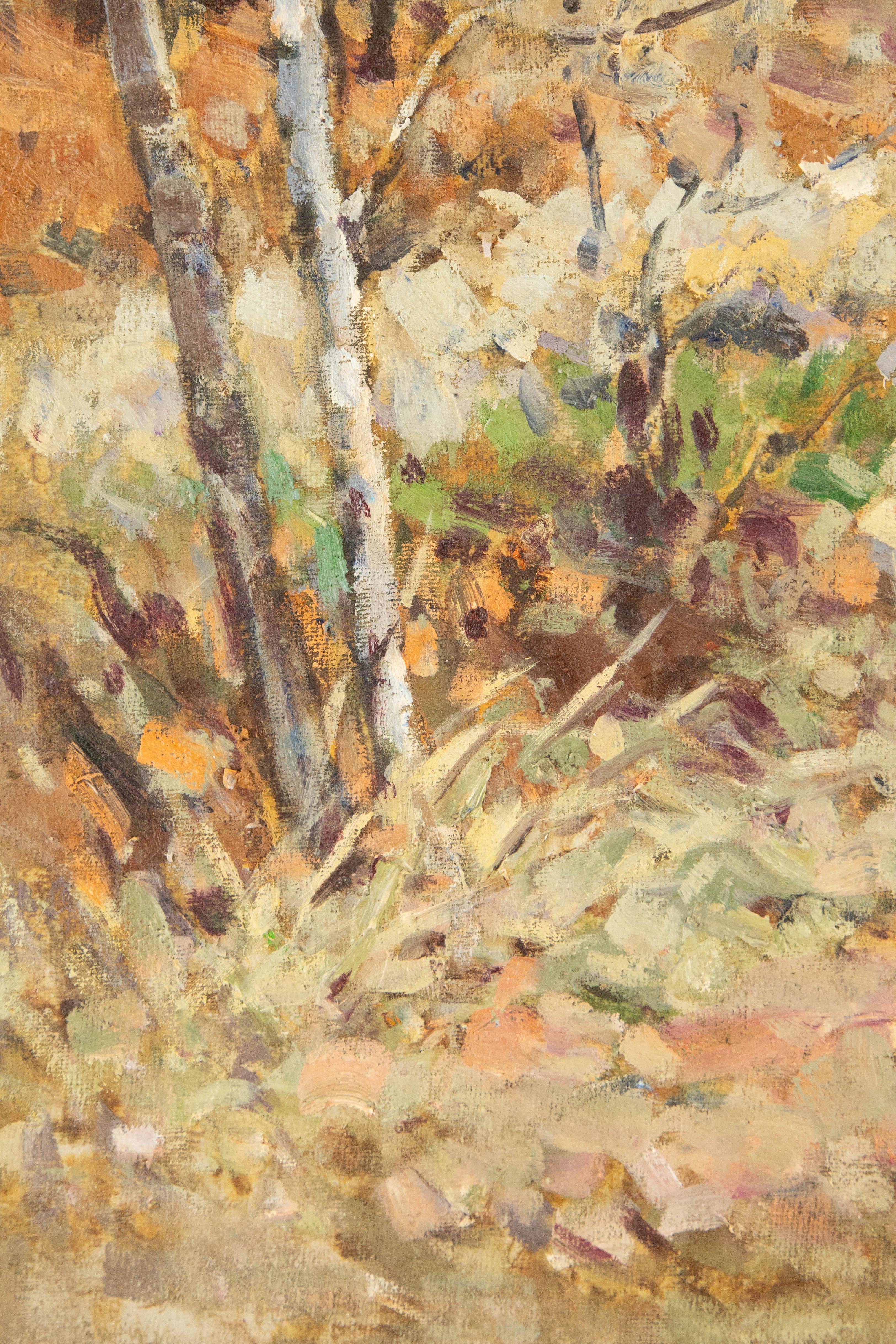 Jingjing Wang Landschaft Original Ölgemälde 