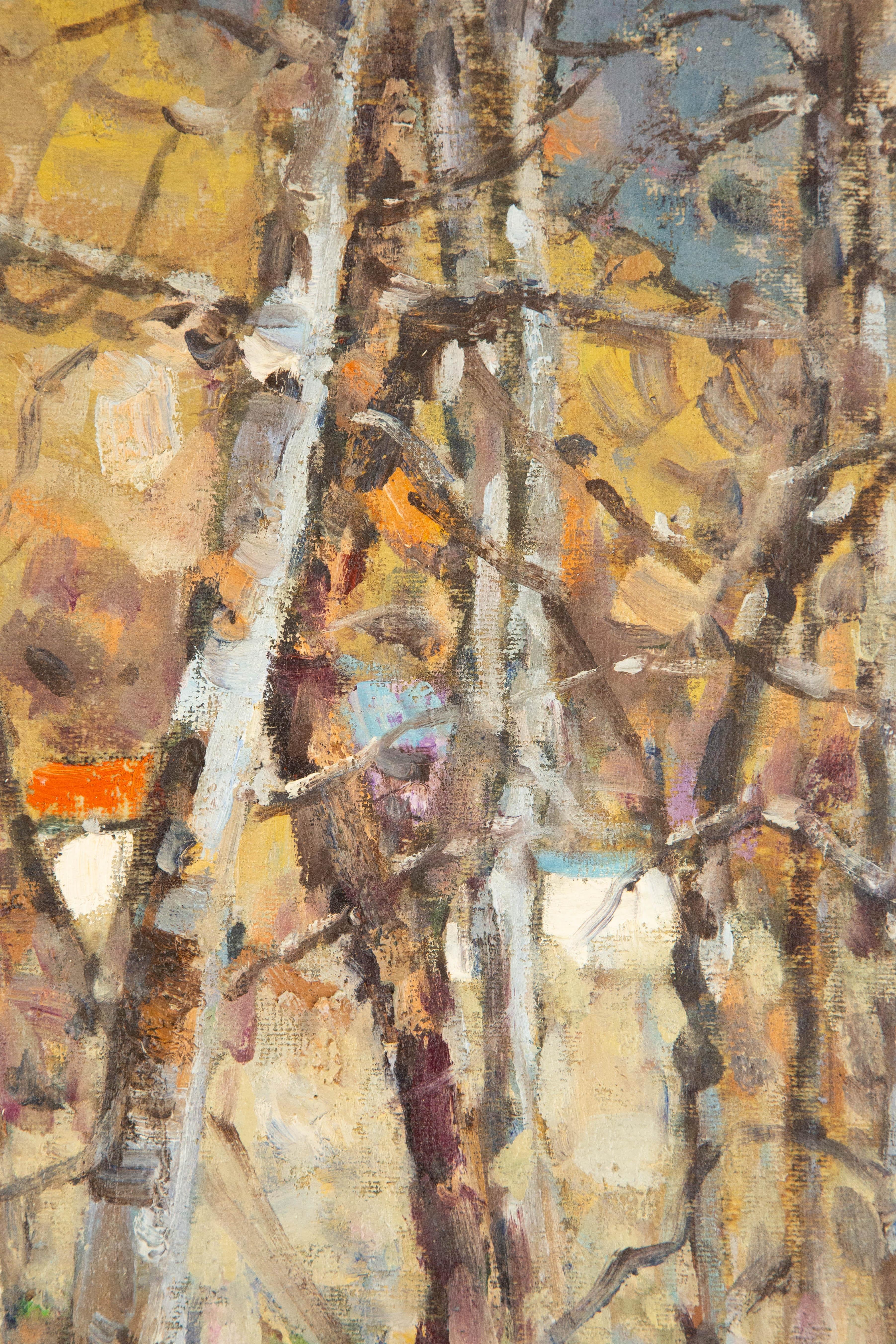 Jingjing Wang Landschaft Original Ölgemälde 