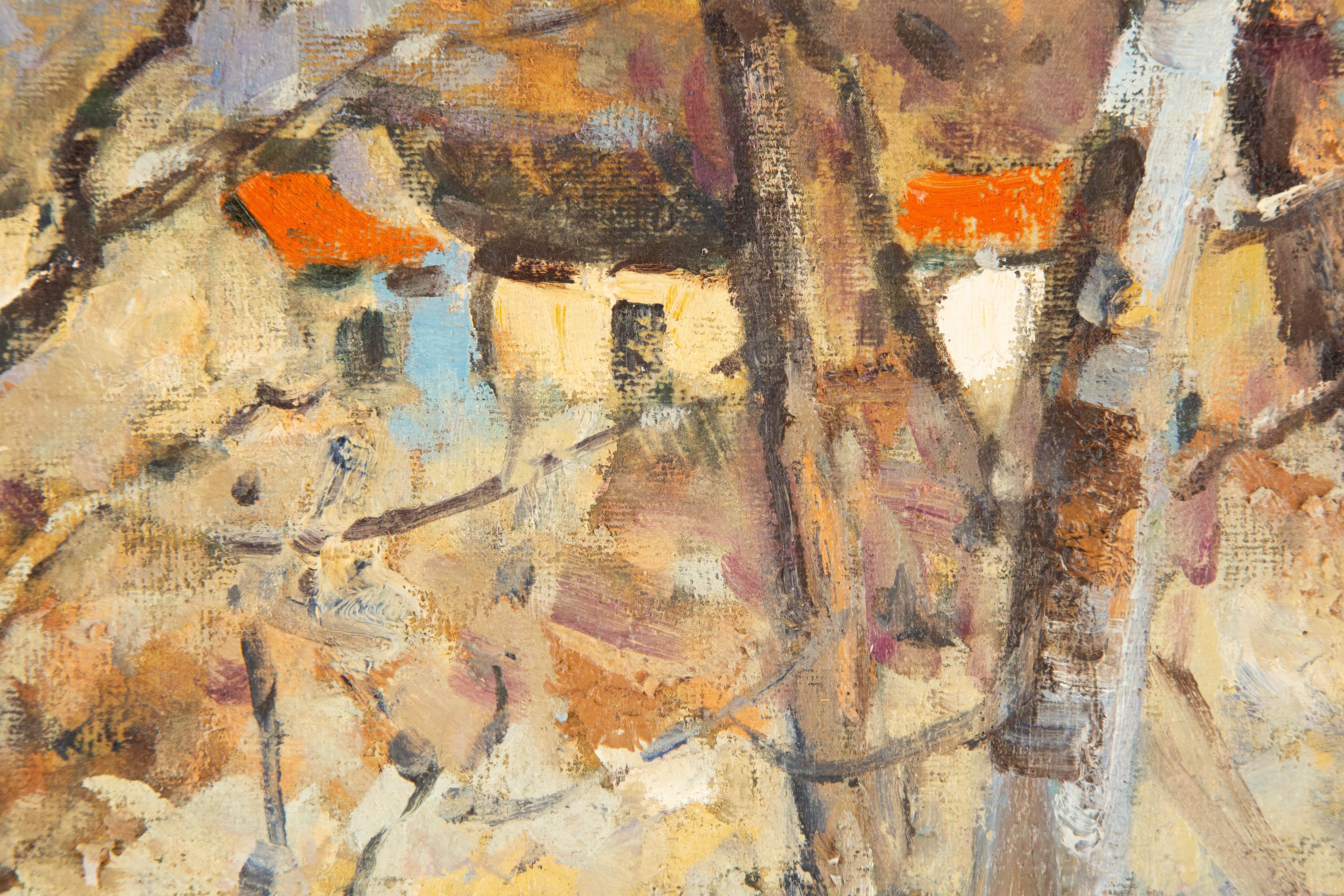 Jingjing Wang Landschaft Original Ölgemälde 