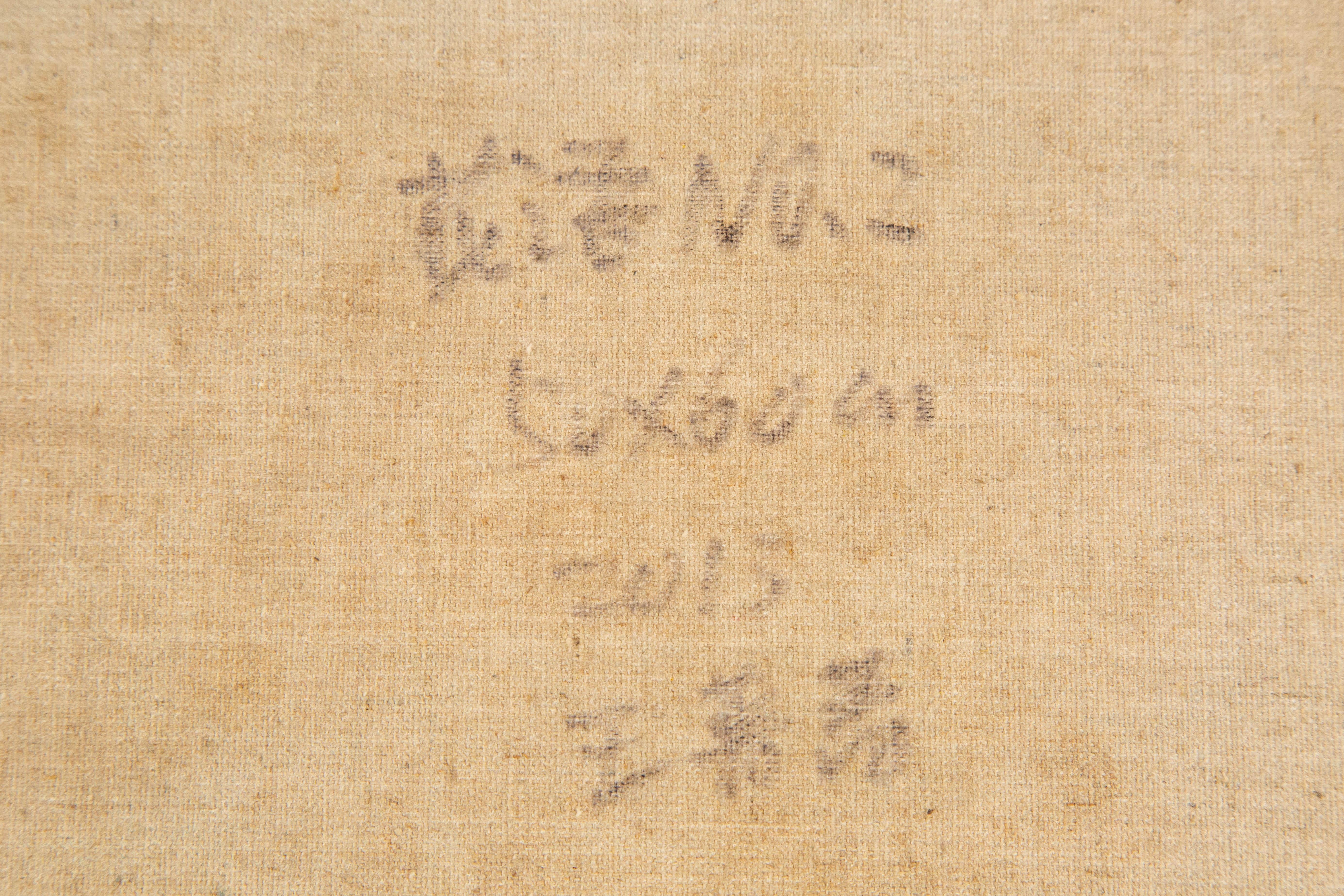 Jingjing Wang Stillleben Original Öl auf Leinwand „Flower Whispering“ im Angebot 8