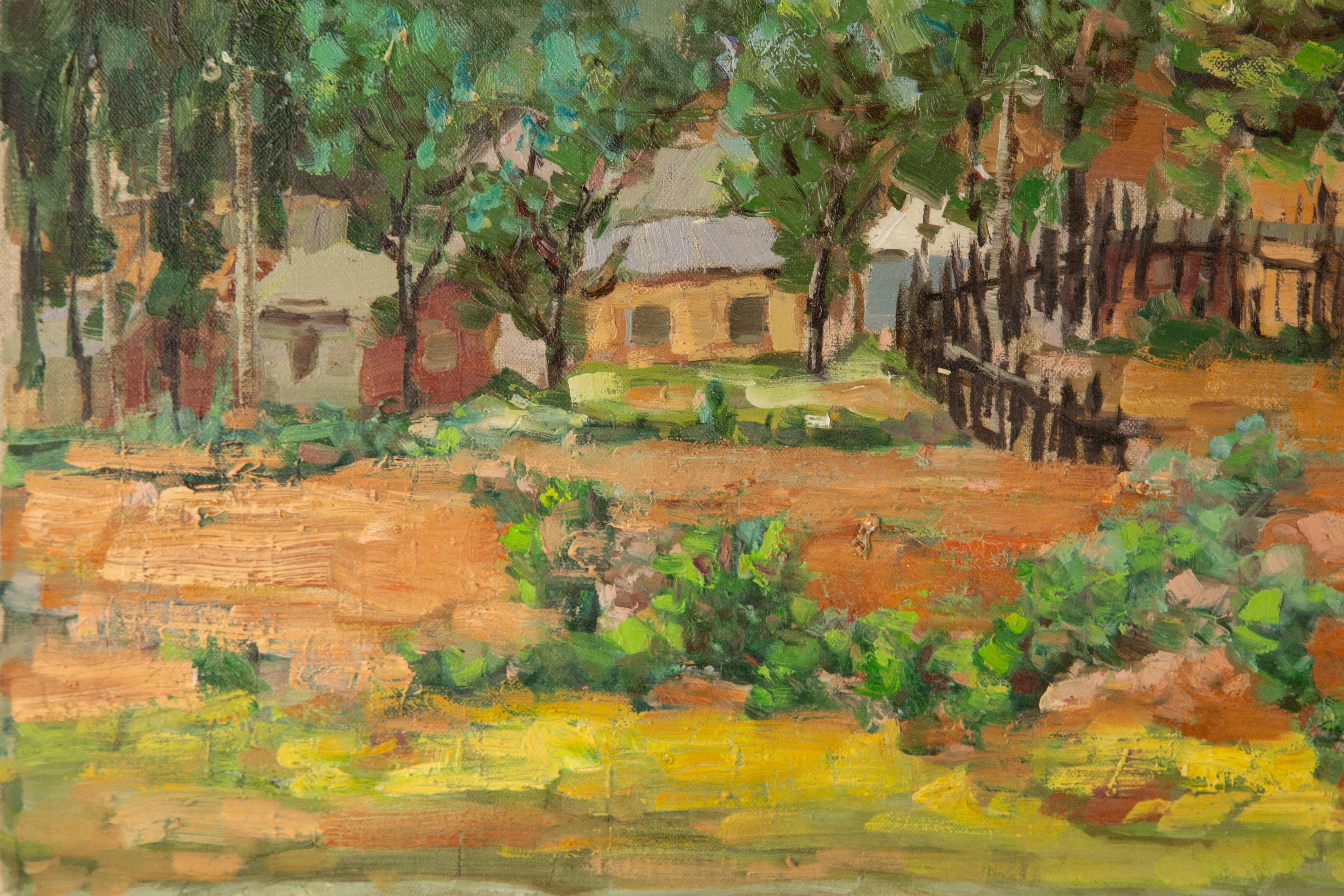 Jingjing Wang Landscape Original Oil On Canvas 