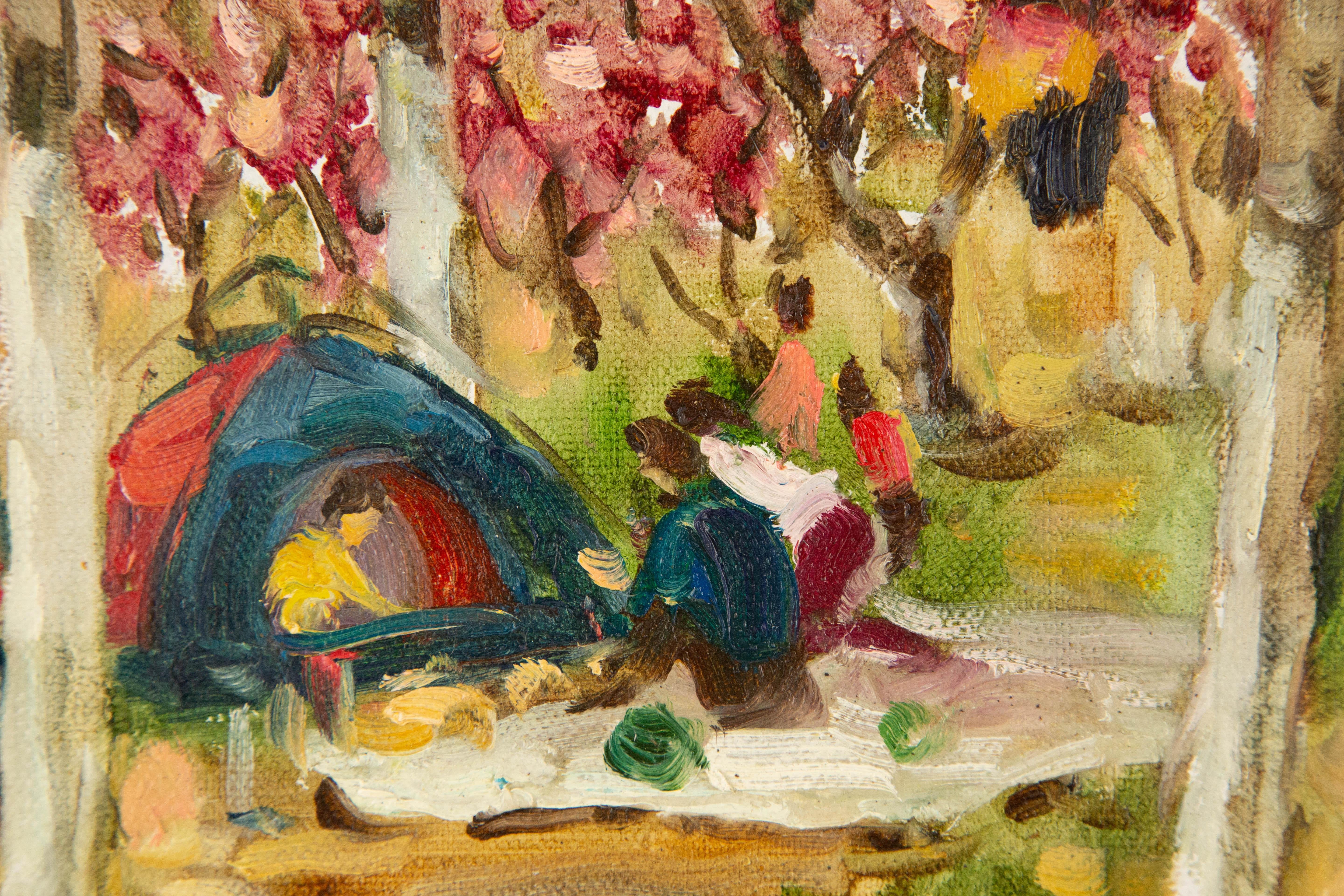 Jingjing Wang Landscape Original Oil On Canvas 