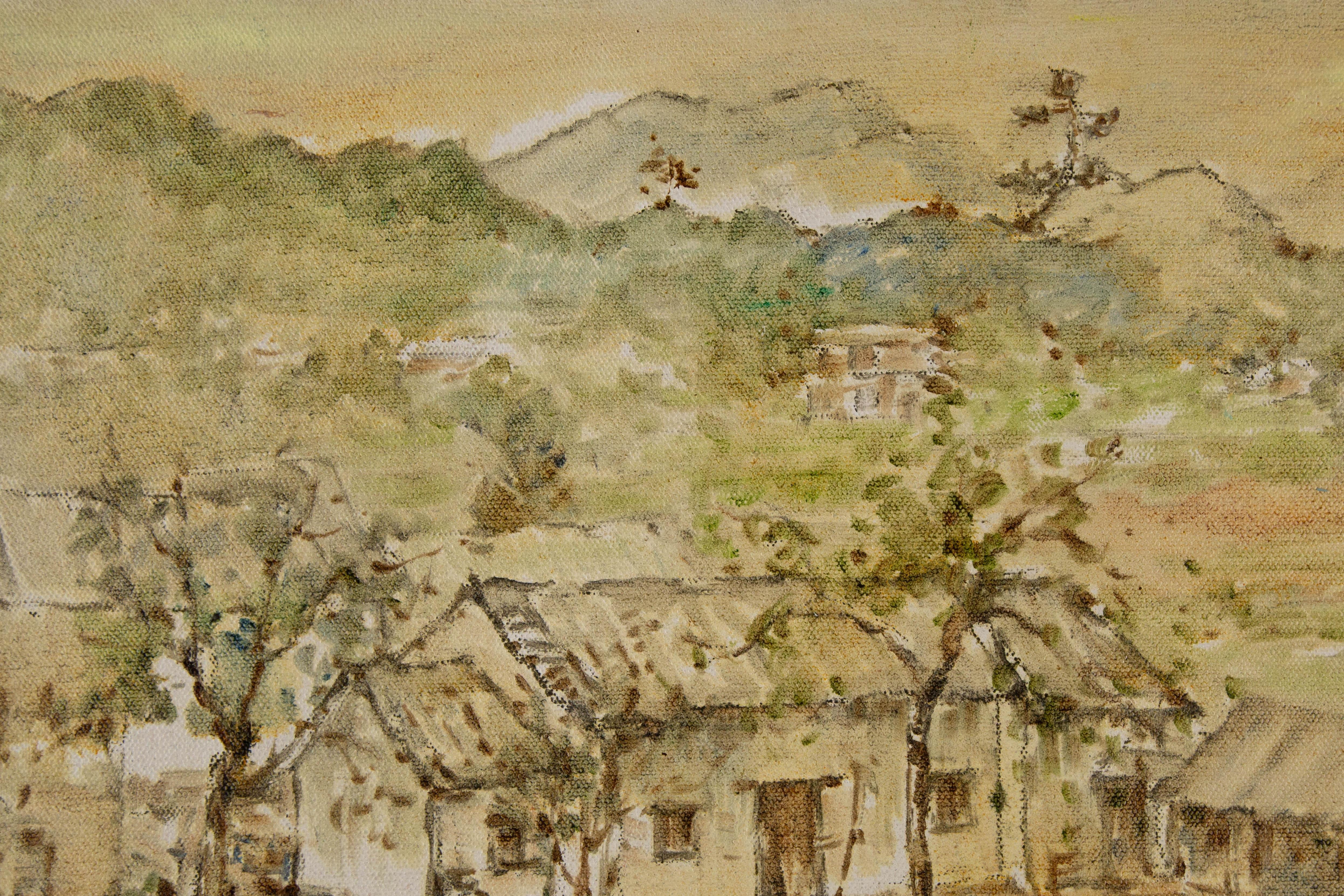 Jingjing Wang Landscape Original Oil Painting 