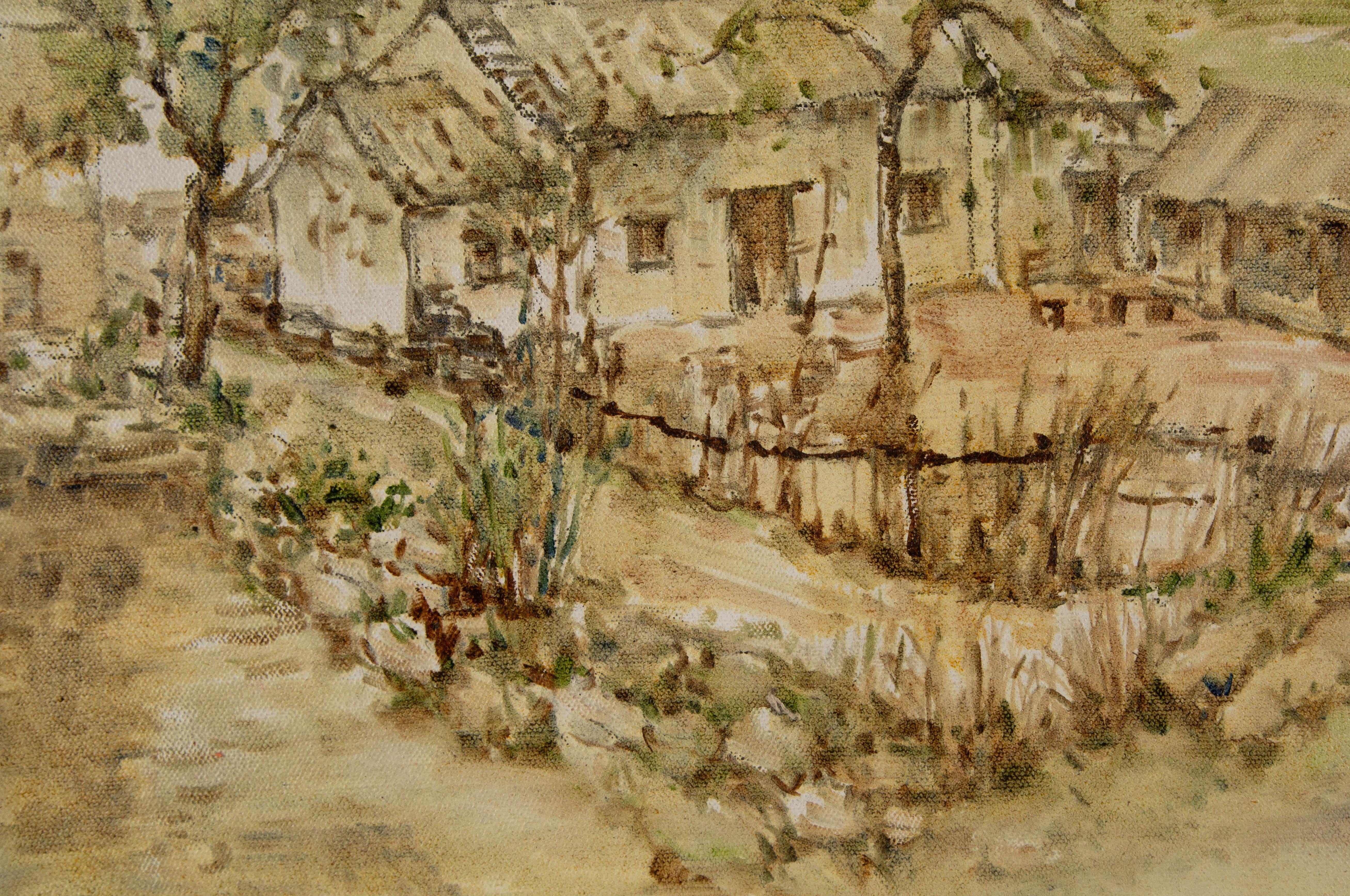 Jingjing Wang Landscape Original Oil Painting 