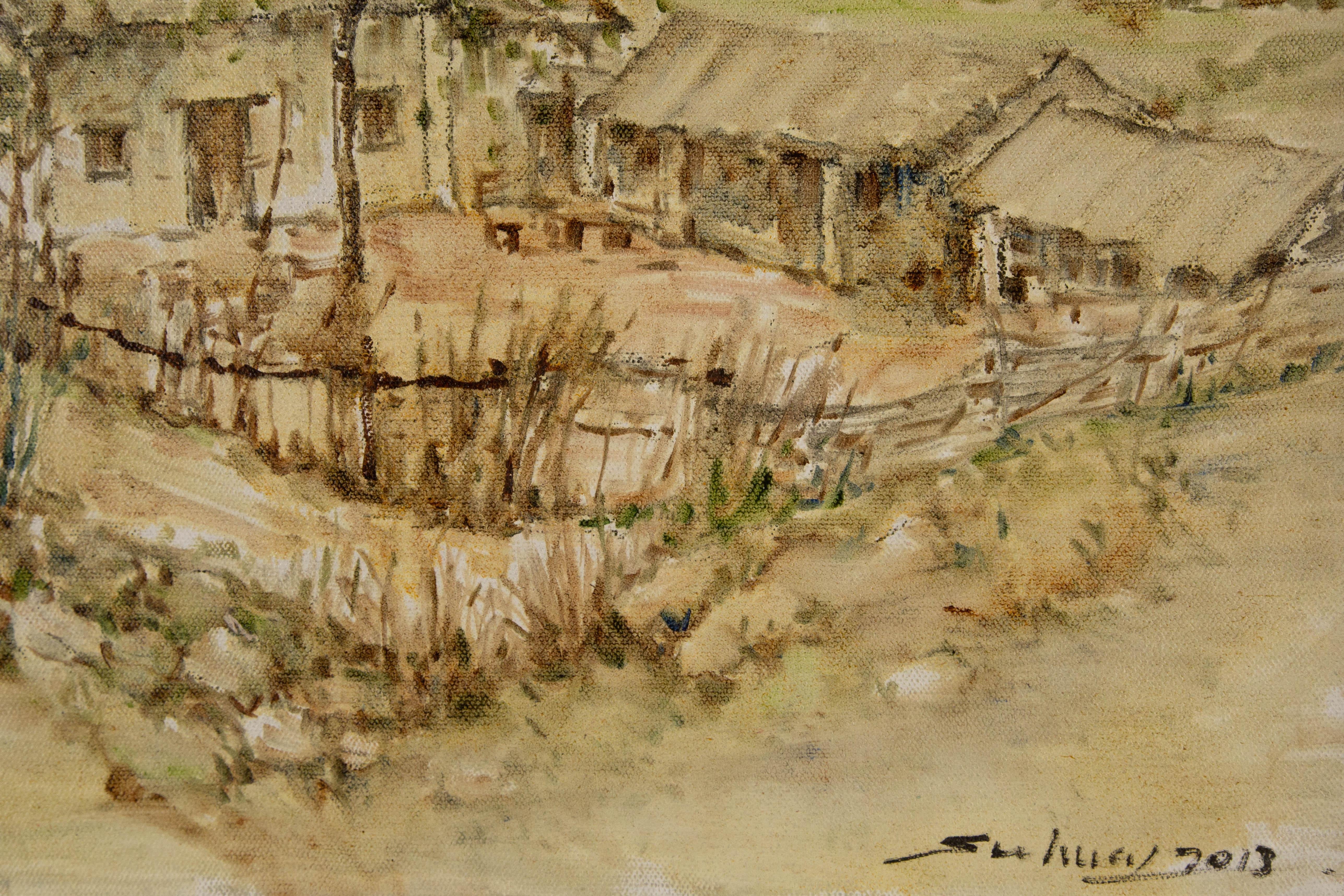 Jingjing Wang Landscape Original Oil Painting 