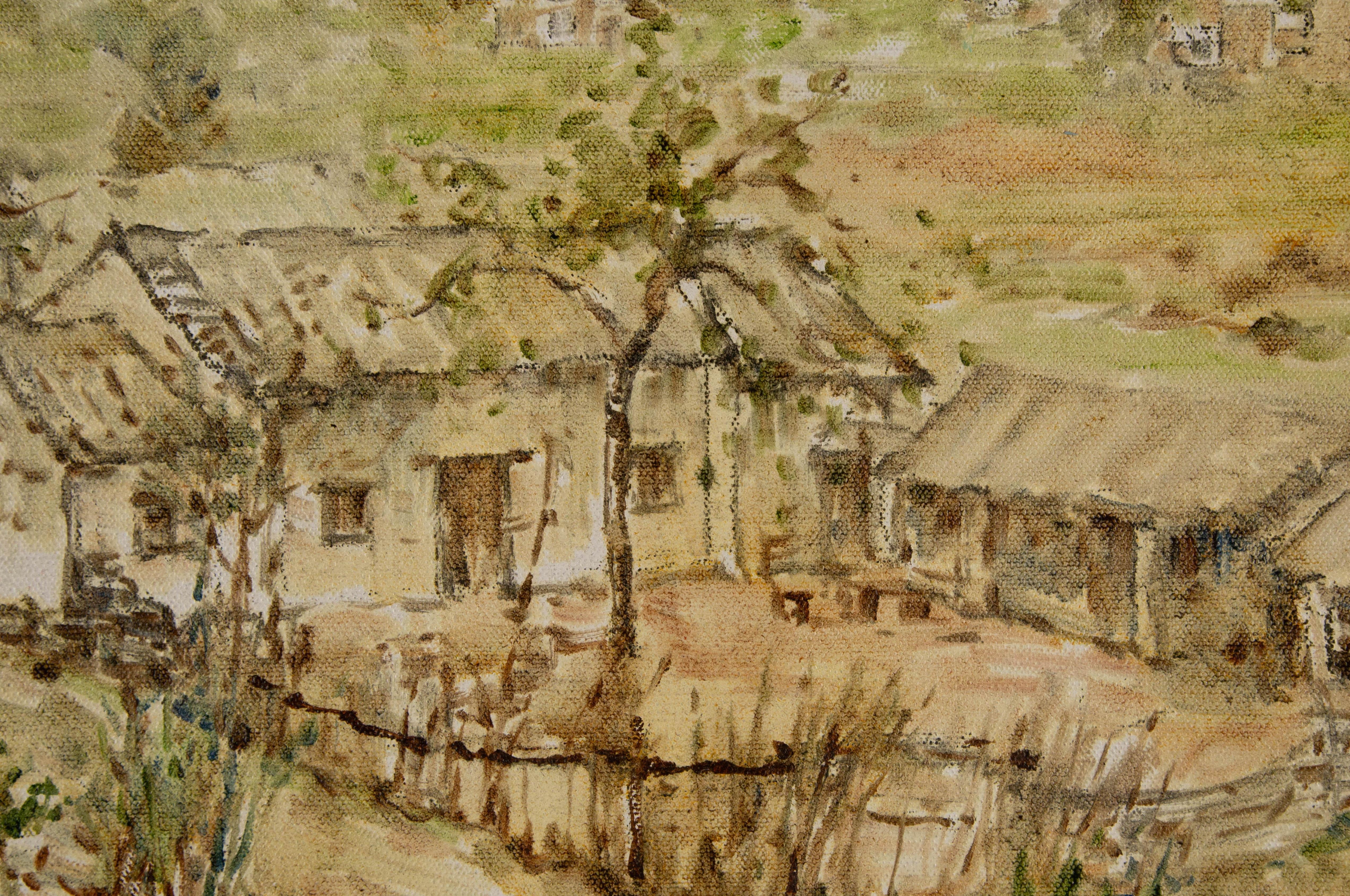 Jingjing Wang Landscape Original Oil Painting 