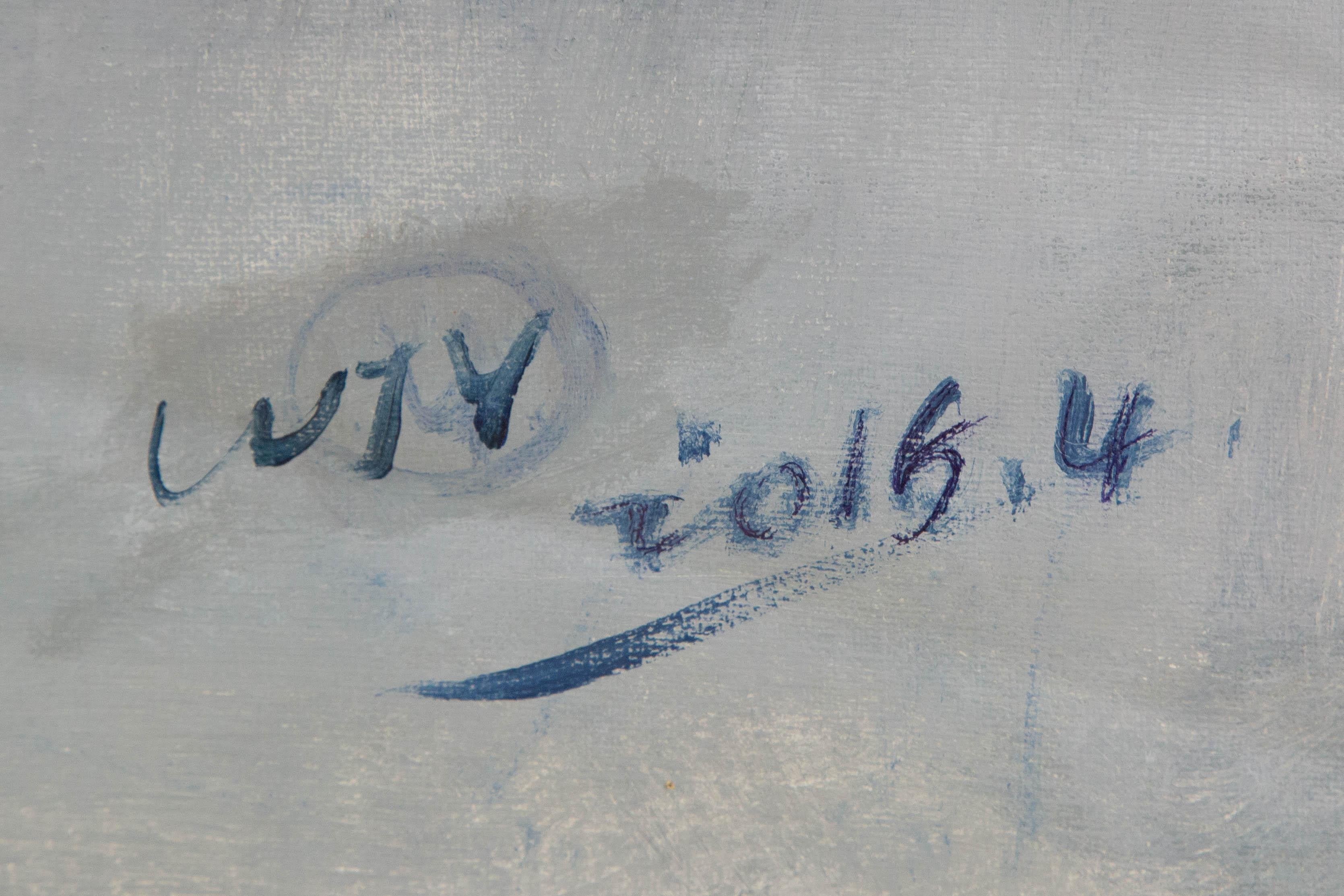 Jingyu Wang Still Life Original Acrylic On Canvas 
