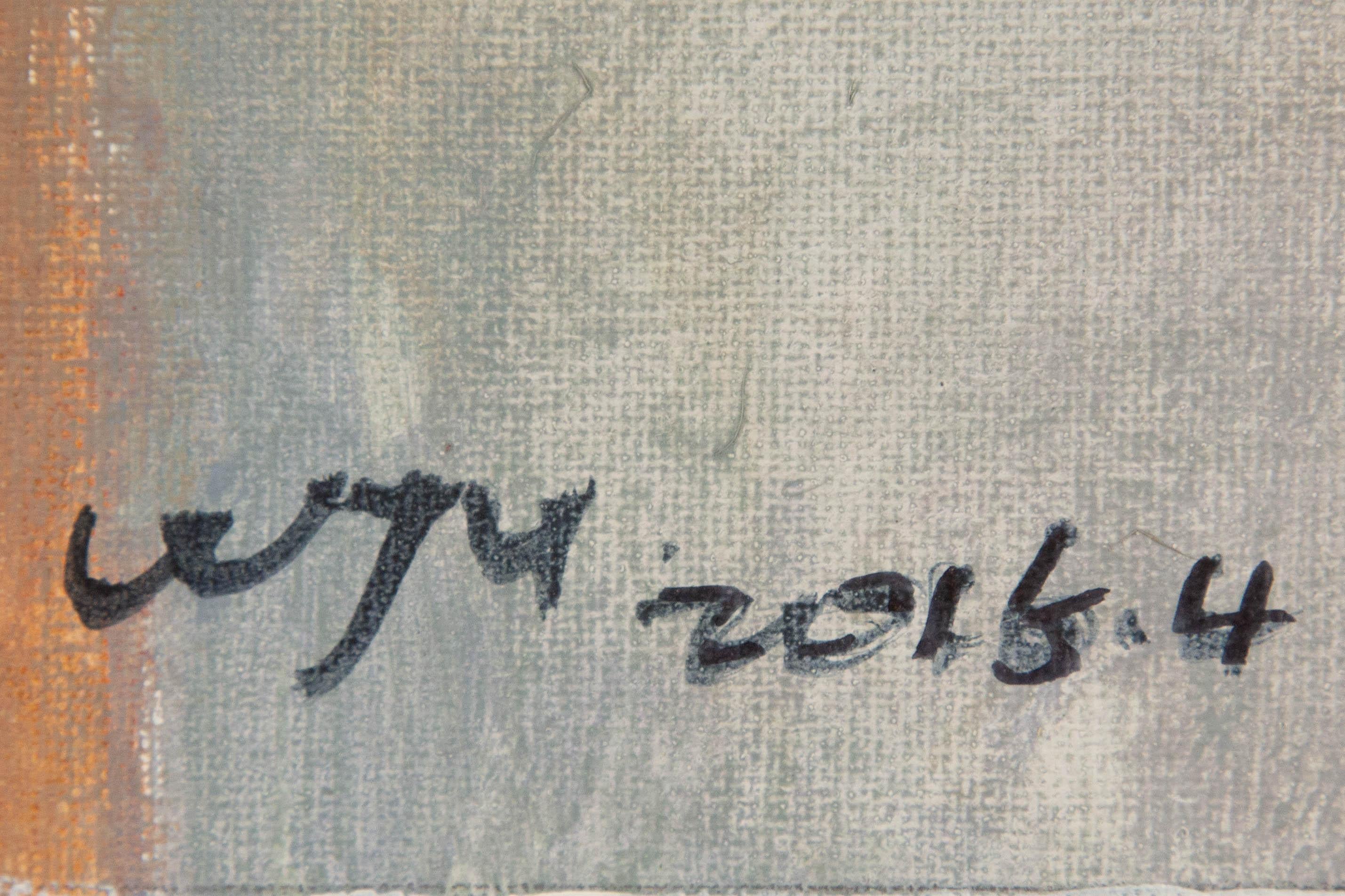 Jingyu Wang Stillleben Original-Acryl auf Leinwand 