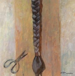 Jingyu Wang Stillleben Original-Acryl auf Leinwand "Ich liebe dich"