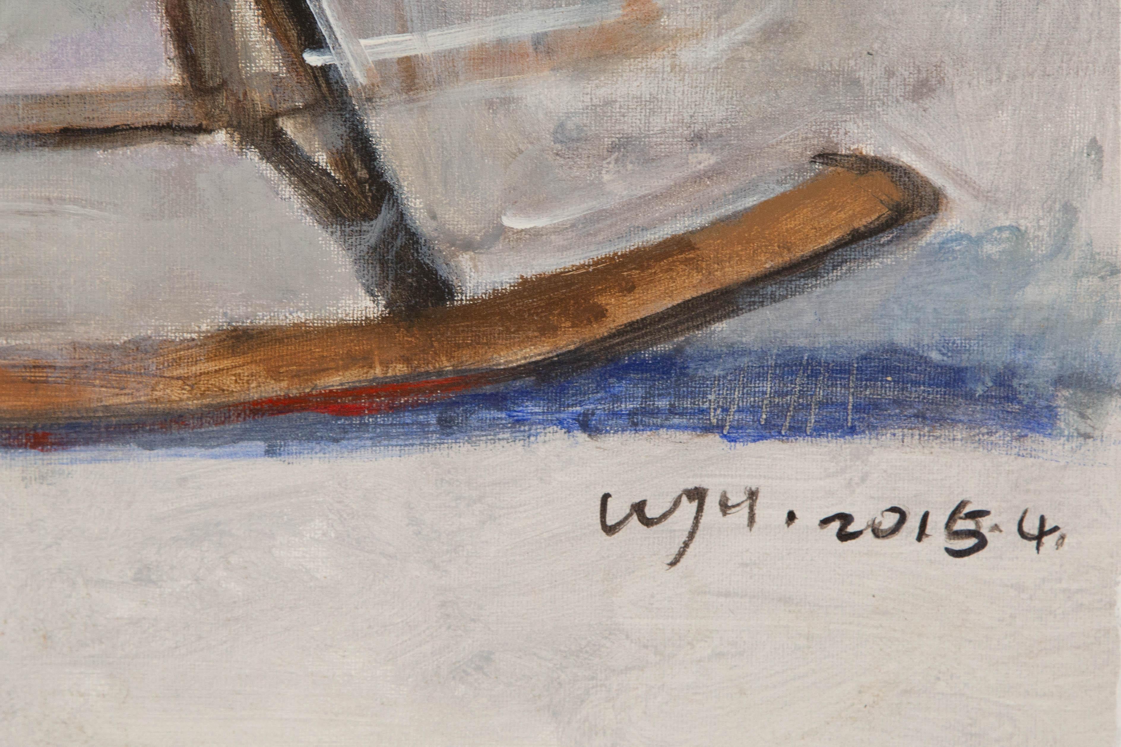 Jingyu Wang Still Life Original Acrylic On Canvas 