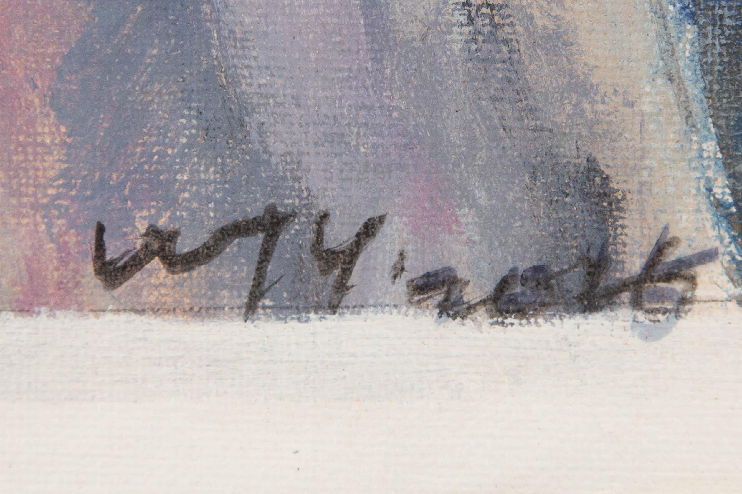 Jingyu Wang Stillleben Original Öl auf Leinwand 