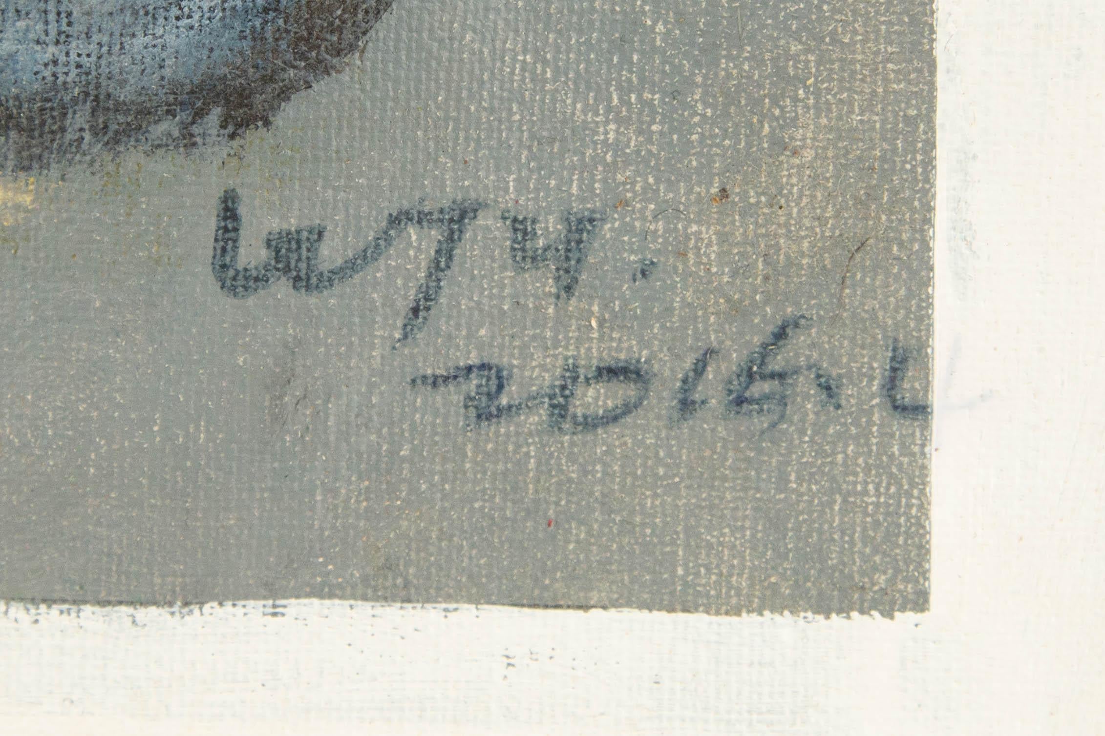 Jingyu Wang Natura morta originale olio su tela 