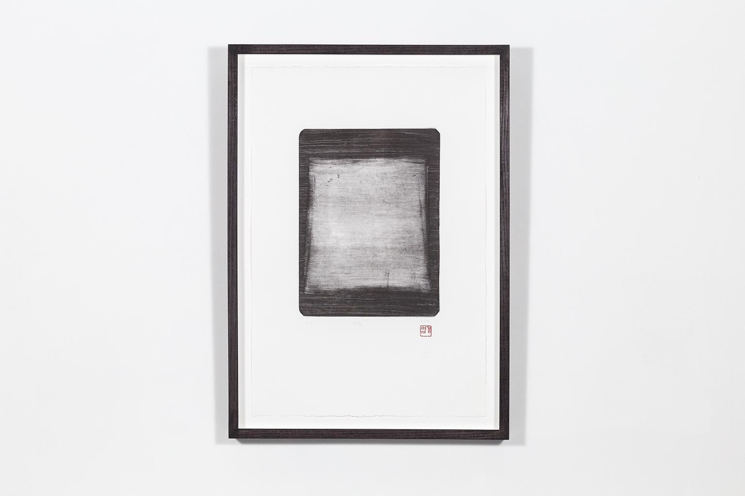 Jinny Yu Abstract Print - Notes