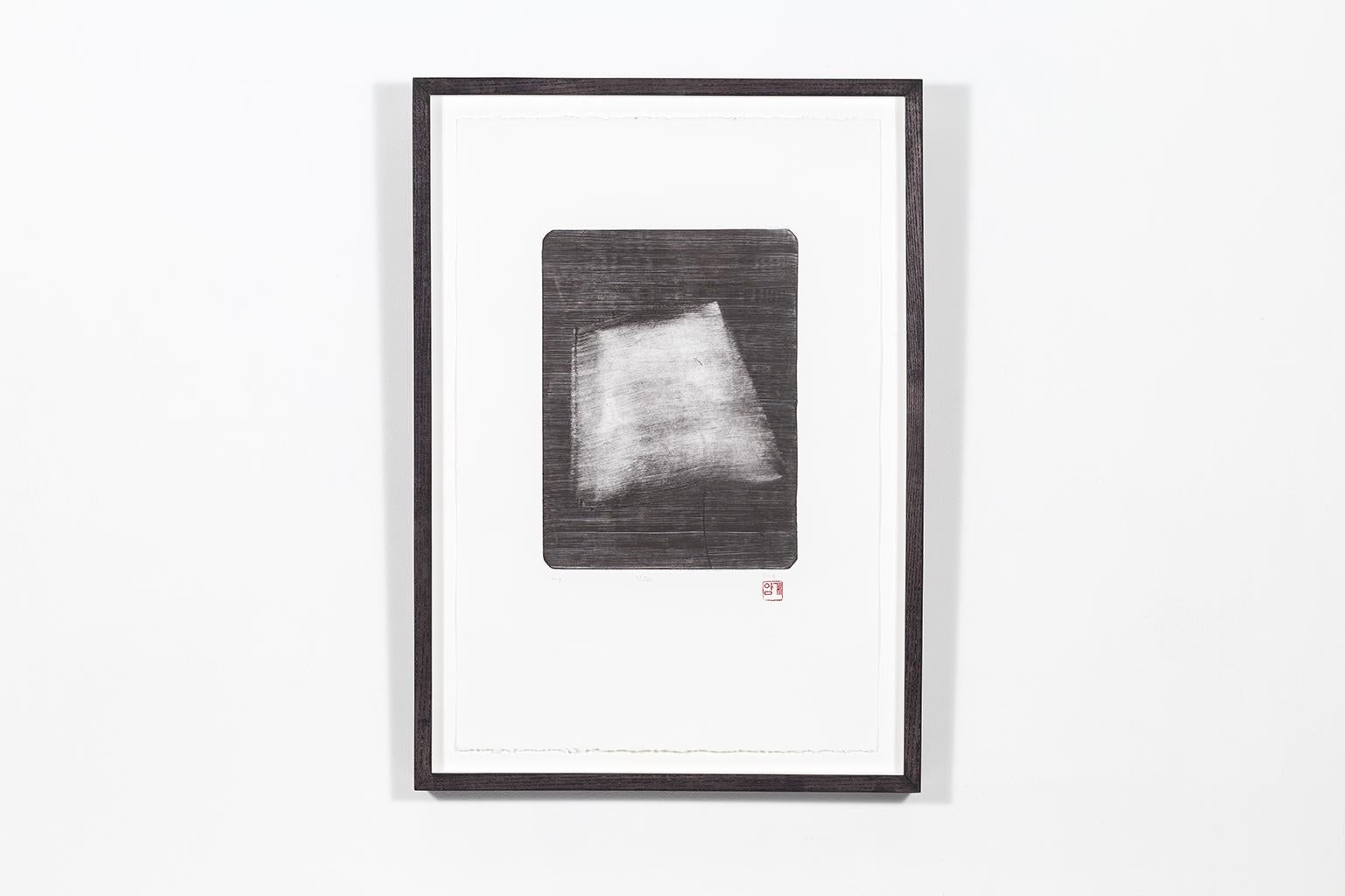 Jinny Yu Abstract Print - Notes