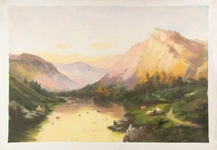 Jinqiao Chen Landscape Original Oil On Canvas "Impression IV"