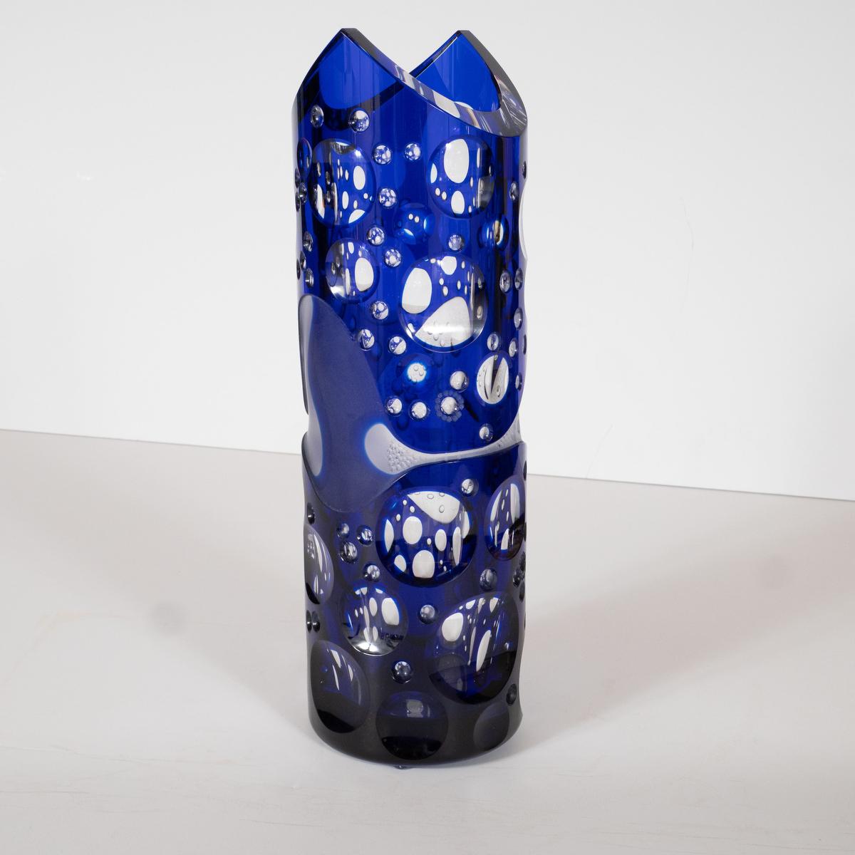 Vase Ariel en verre d'art de Jiri Jelinek en vente 1