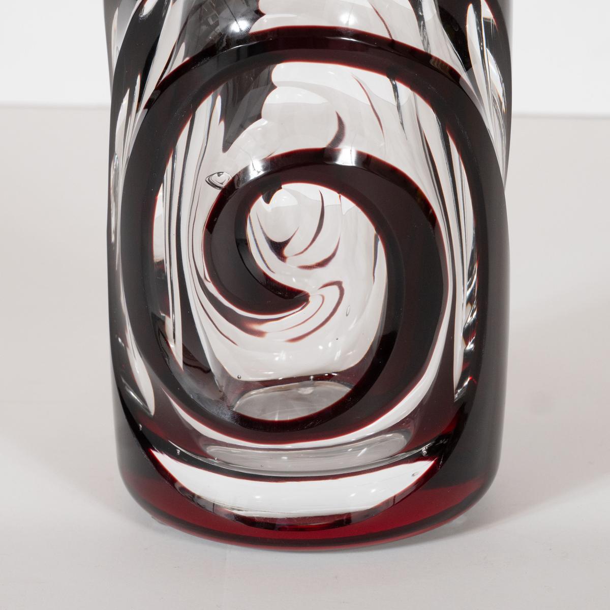 Contemporary Jiri Jelinek Art Glass 