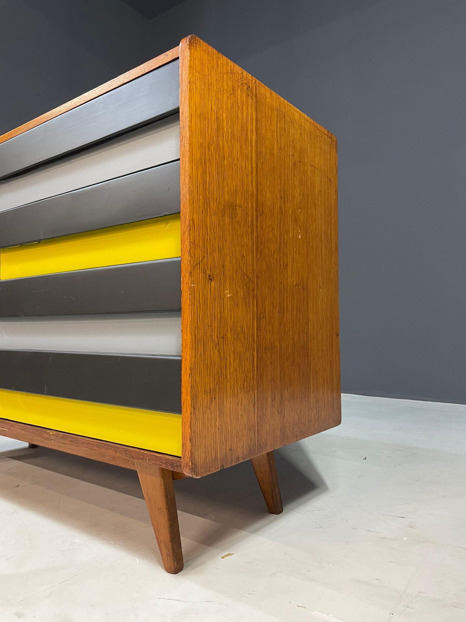 Jiří Jiroutek Chest for Interiér Praha, Model U-452, Czechoslovakia 1960s For Sale 5