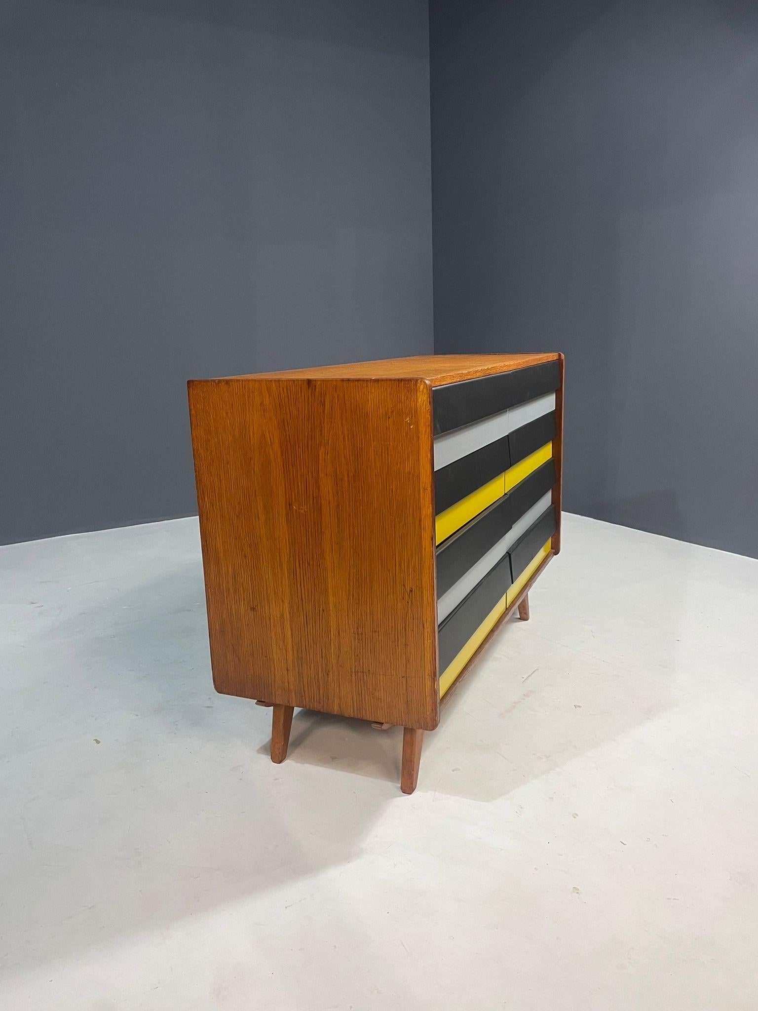 Jiří Jiroutek Chest for Interiér Praha, Model U-452, Czechoslovakia 1960s For Sale 2