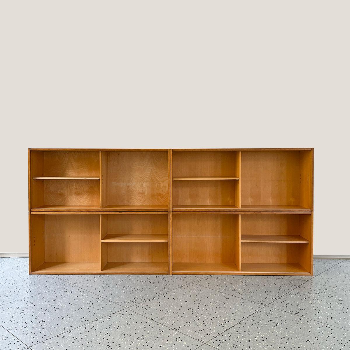 Czech Jiří Jiroutek Demountable Plywood Cabinet or Bookshelf, 1960s For Sale