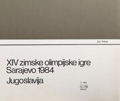 XIV Olympic Winter Games, Modern Poster by Jiri Kolar