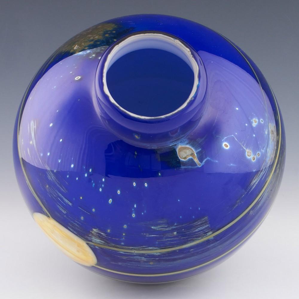 Late 20th Century Jiri Suhajek Crystalex Flora Range Ball Vase Designed 1980