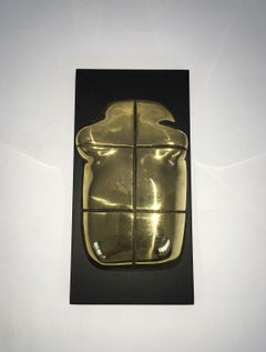 1980 Italia Escultura abstracta de bronce Jiro Sugawara Orizzonte Femminile