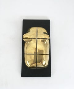 Abstrakte Bronzeskulptur Jiro Sugawara Orizzonte Femminile, Italien, 1980