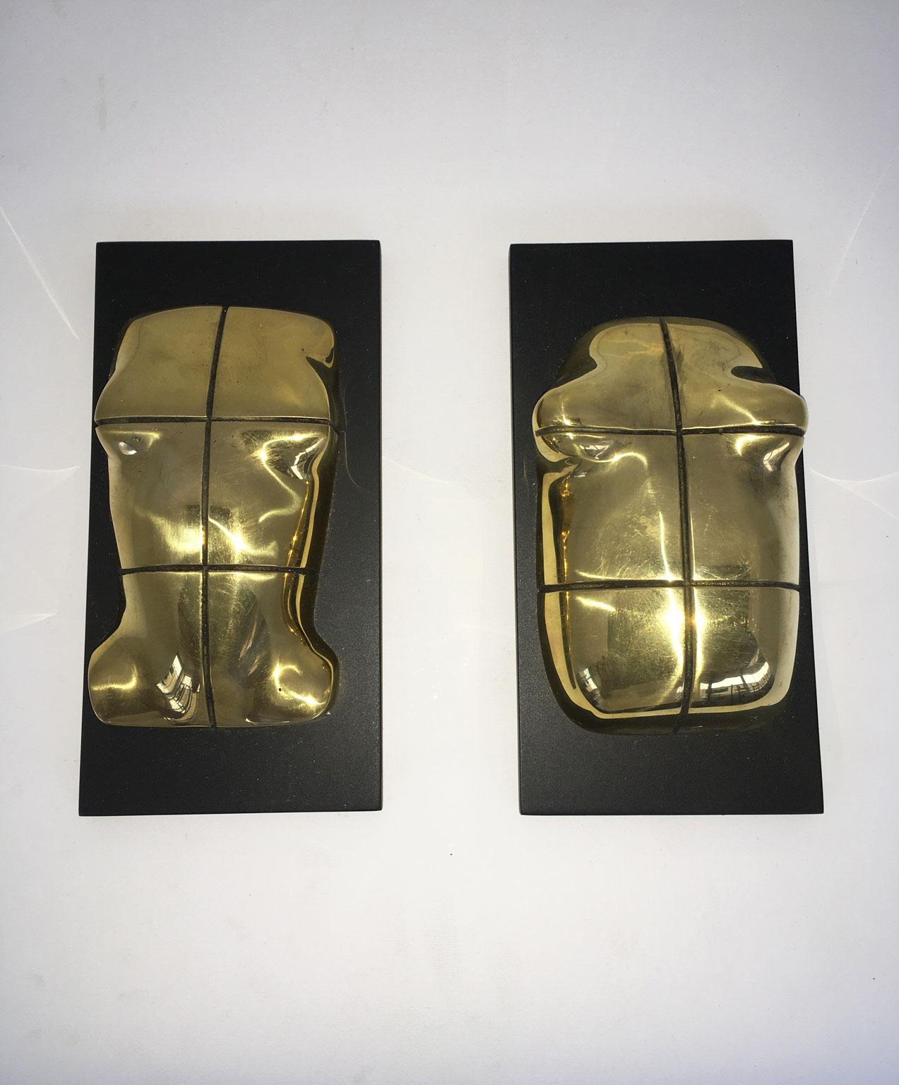 Sculpture abstraite en bronze de Jiro Sugawara Orizzonte Maschile, Italie, 1980 en vente 15