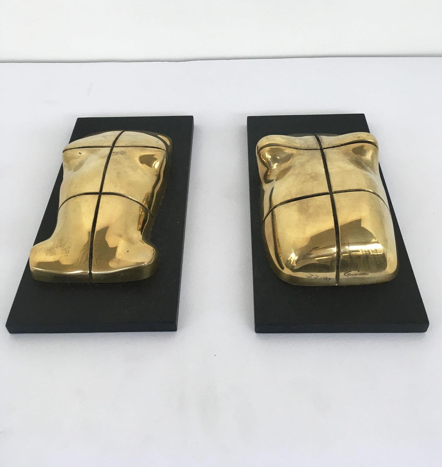 Sculpture abstraite en bronze de Jiro Sugawara Orizzonte Maschile, Italie, 1980 en vente 16