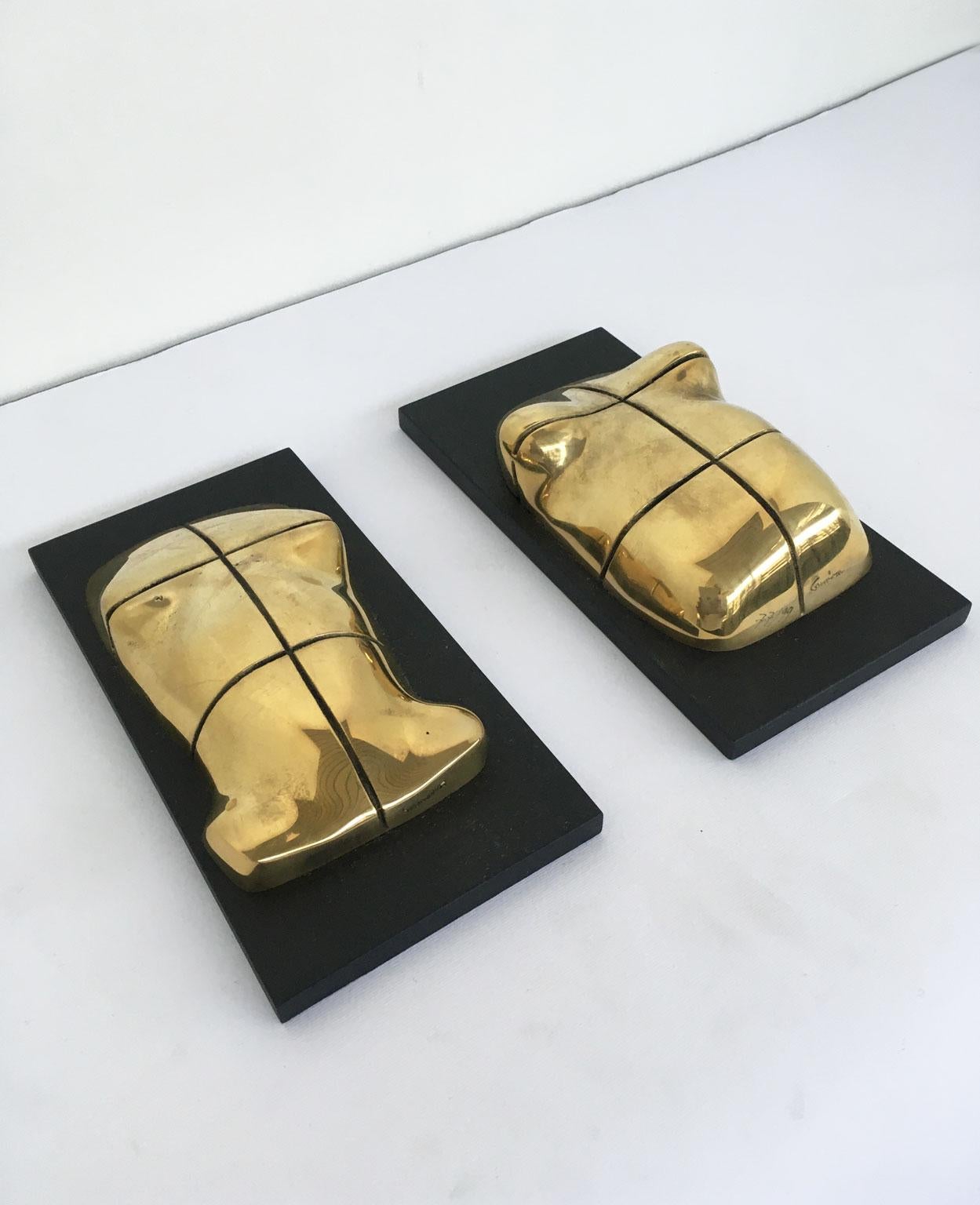 Sculpture abstraite en bronze de Jiro Sugawara Orizzonte Maschile, Italie, 1980 en vente 17