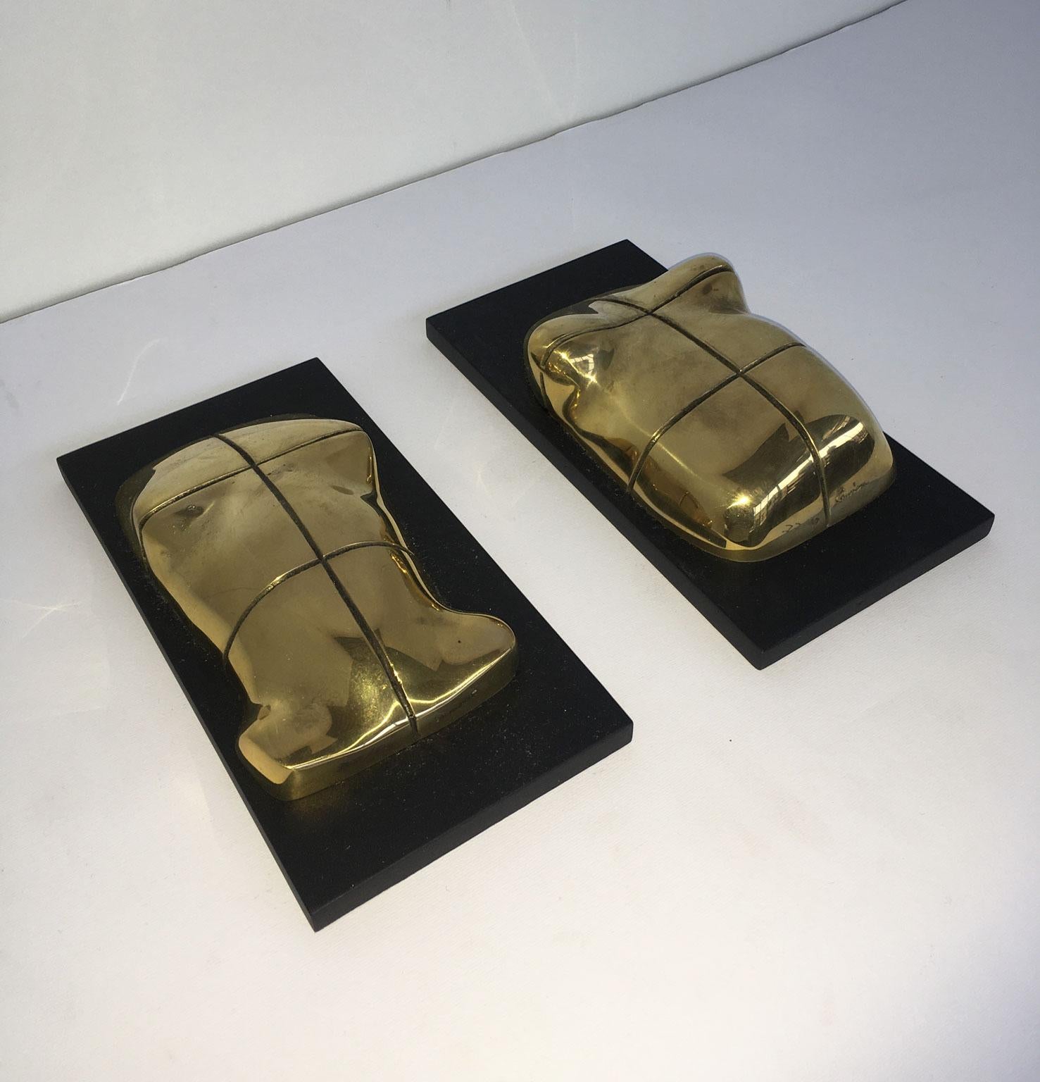 Sculpture abstraite en bronze de Jiro Sugawara Orizzonte Maschile, Italie, 1980 en vente 18