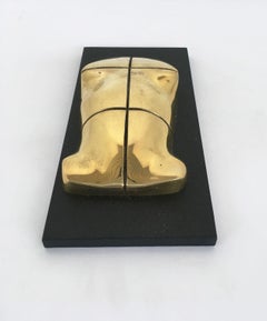 1980 Italia Escultura abstracta de bronce Jiro Sugawara Orizzonte Maschile