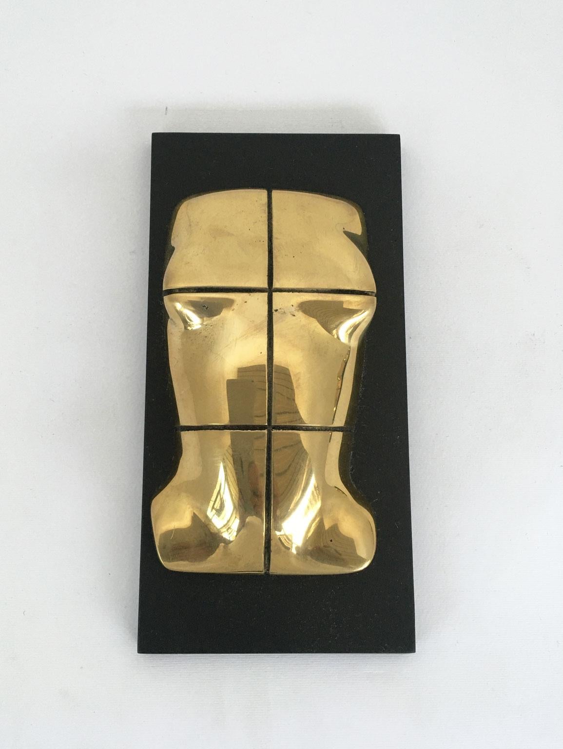 Sculpture abstraite en bronze de Jiro Sugawara Orizzonte Maschile, Italie, 1980 en vente 7
