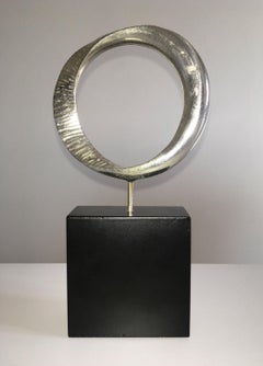 Italie postmoderne  Sculpture d'abstractions multiples en aluminium de Jiro Sugawara