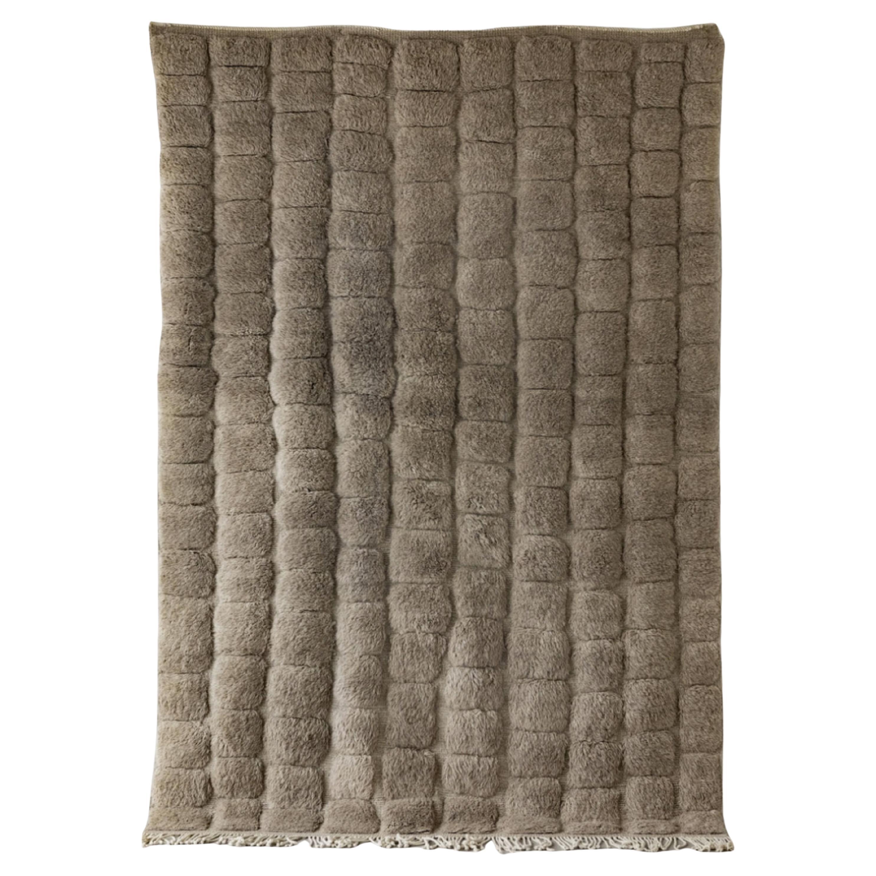 JIRRA Custom Berber Wool Rug Modern Handwoven Large Minimalist Contemporary